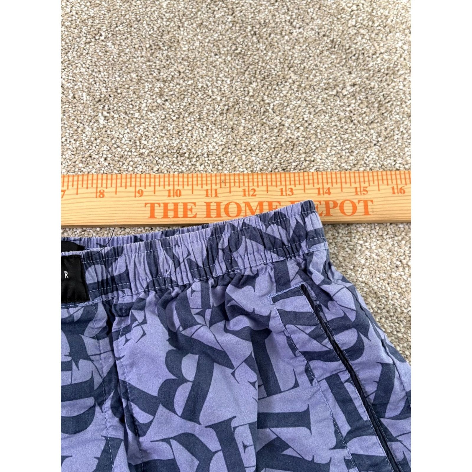Ted Baker Ted Baker Pants Mens Medium Blue Letter Print Cotton Lounge Sleepwear Pajama Size US 31 - 5 Thumbnail