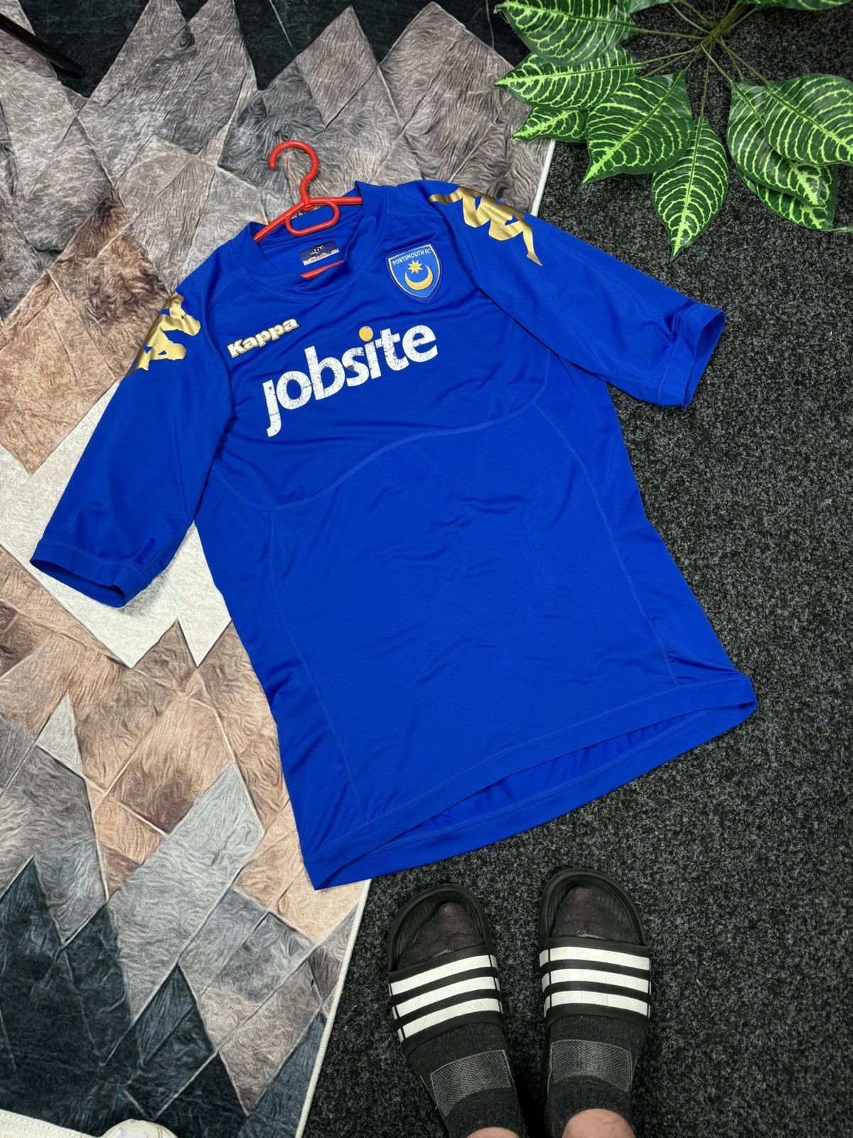 Kappa × Vintage Portsmouth FC Football Shirt Soccer Kappa Jersey Size US XL / EU 56 / 4 - 16 Thumbnail