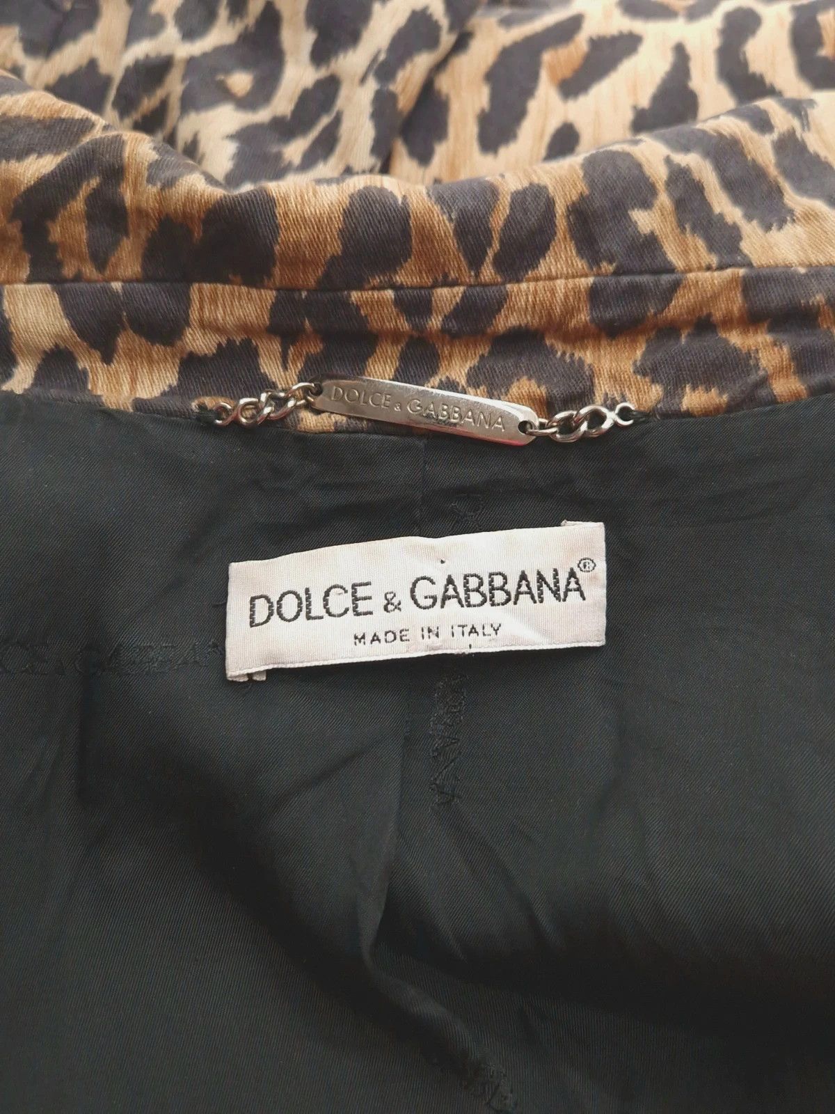 Dolce & Gabbana Vintage Dolce & Gabbana Mainline Leopard Print Coat Size L / US 10 / IT 46 - 2 Thumbnail