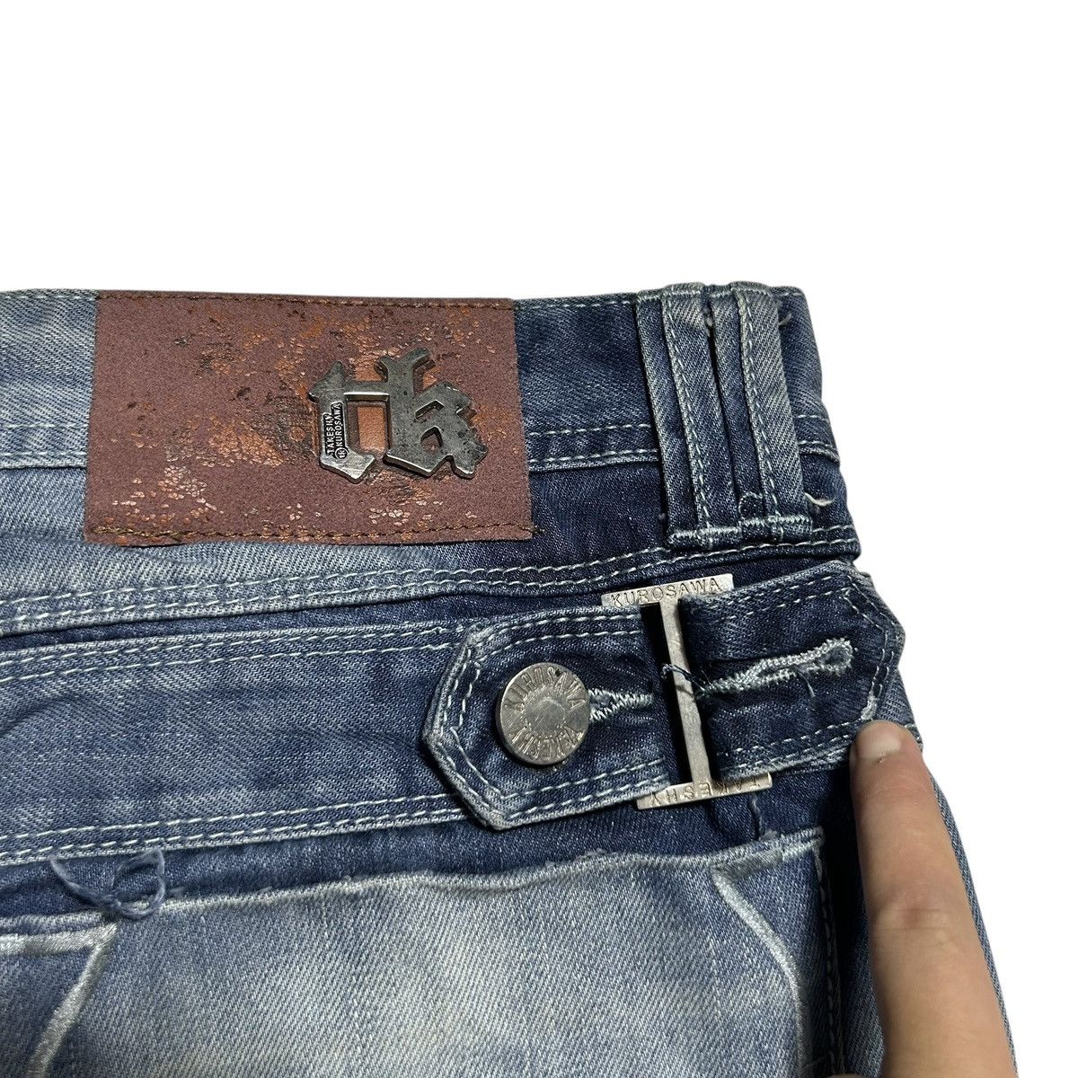 Takeshy Kurosawa Vintage Takeshy Kurosawa Denim Pants Size US 34 / EU 50 - 9 Thumbnail