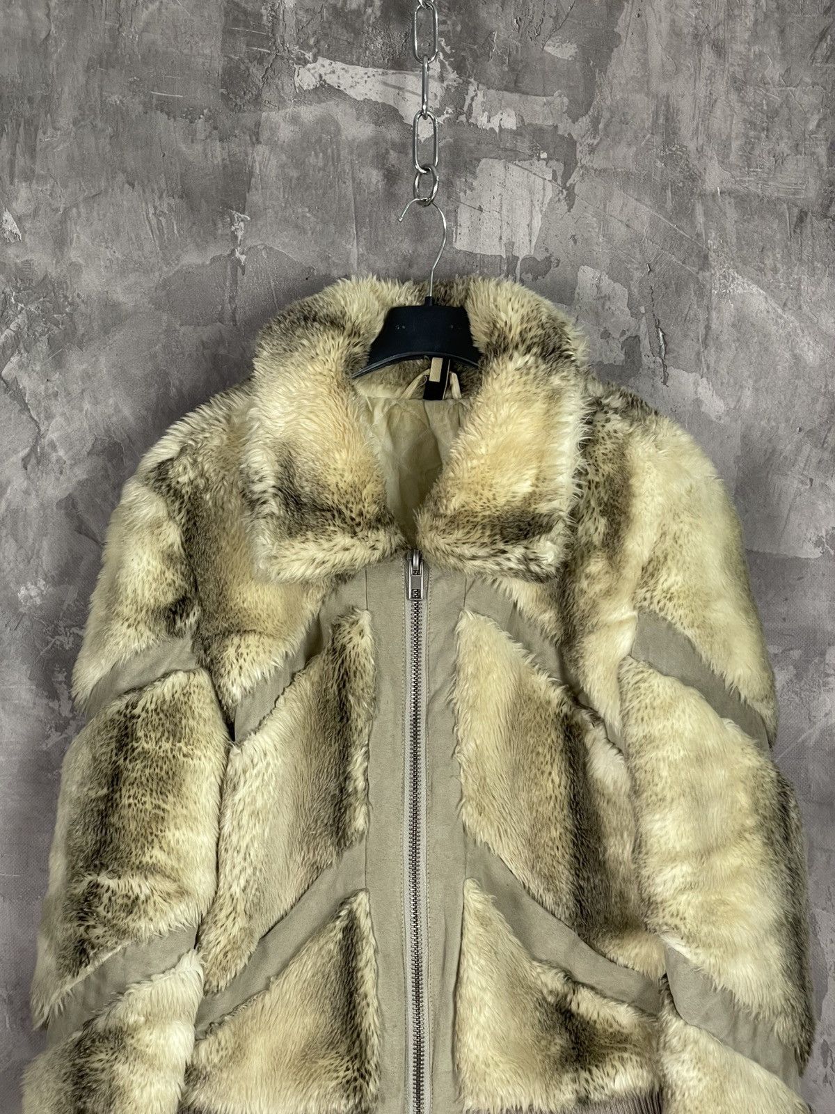20471120 × If Six Was Nine VINTAGE CROPPED AMAZING FAUX FUR JACKET OPIUM STYLE Size M / US 6-8 / IT 42-44 - 2 Thumbnail