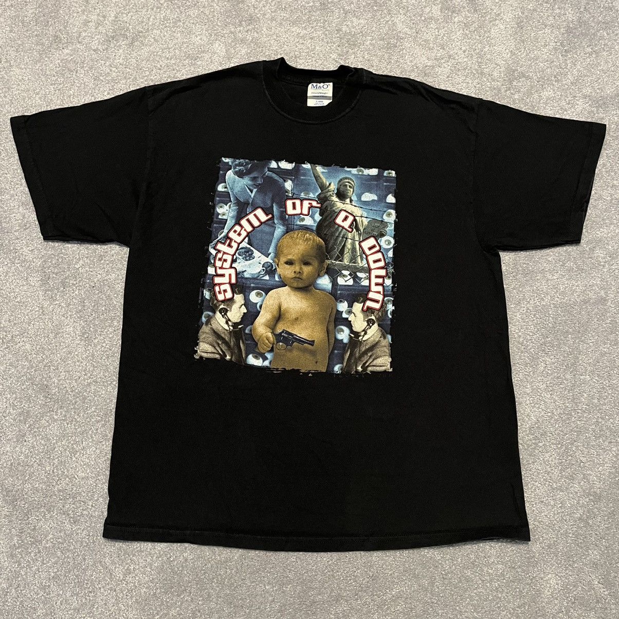 Band Tees Rare Vintage System of a Down Baby Gun Graphic Logo Band Tee Size US XL / EU 56 / 4 - 2 Thumbnail