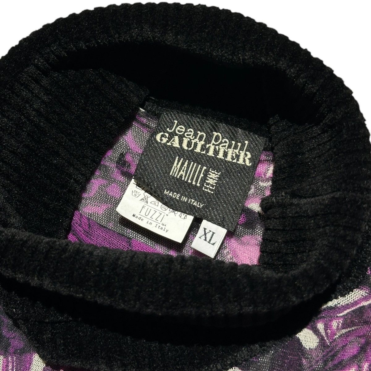 Jean Paul Gaultier butterfly mesh turtleneck Size XL / US 12-14 / IT 48-50 - 3 Thumbnail