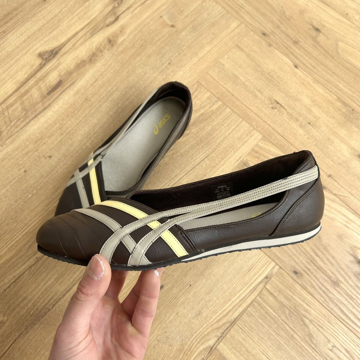 Asics Vintage Asics Brown Ballet Flats Size US 9 / IT 39 - 1 Thumbnail