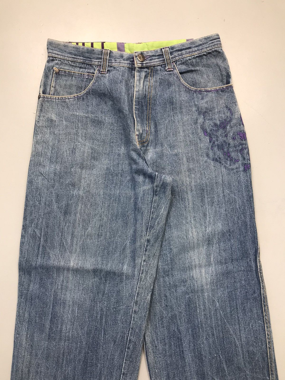 Southpole Vintage Rawblue embroidered denim Size US 34 / EU 50 - 5 Thumbnail
