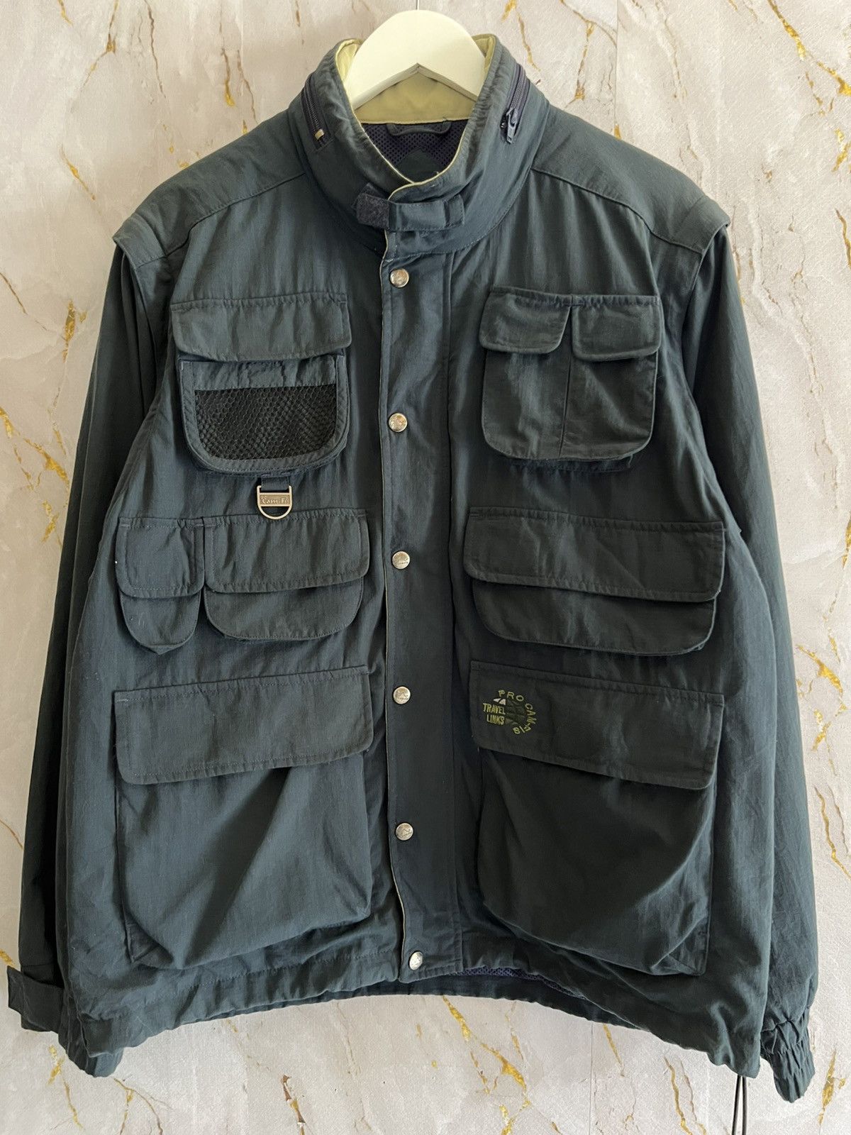 Vintage Vintage proCAM-FIS Multi Pocket Utility Jacket Techwear Size US S / EU 44-46 / 1 - 1 Thumbnail