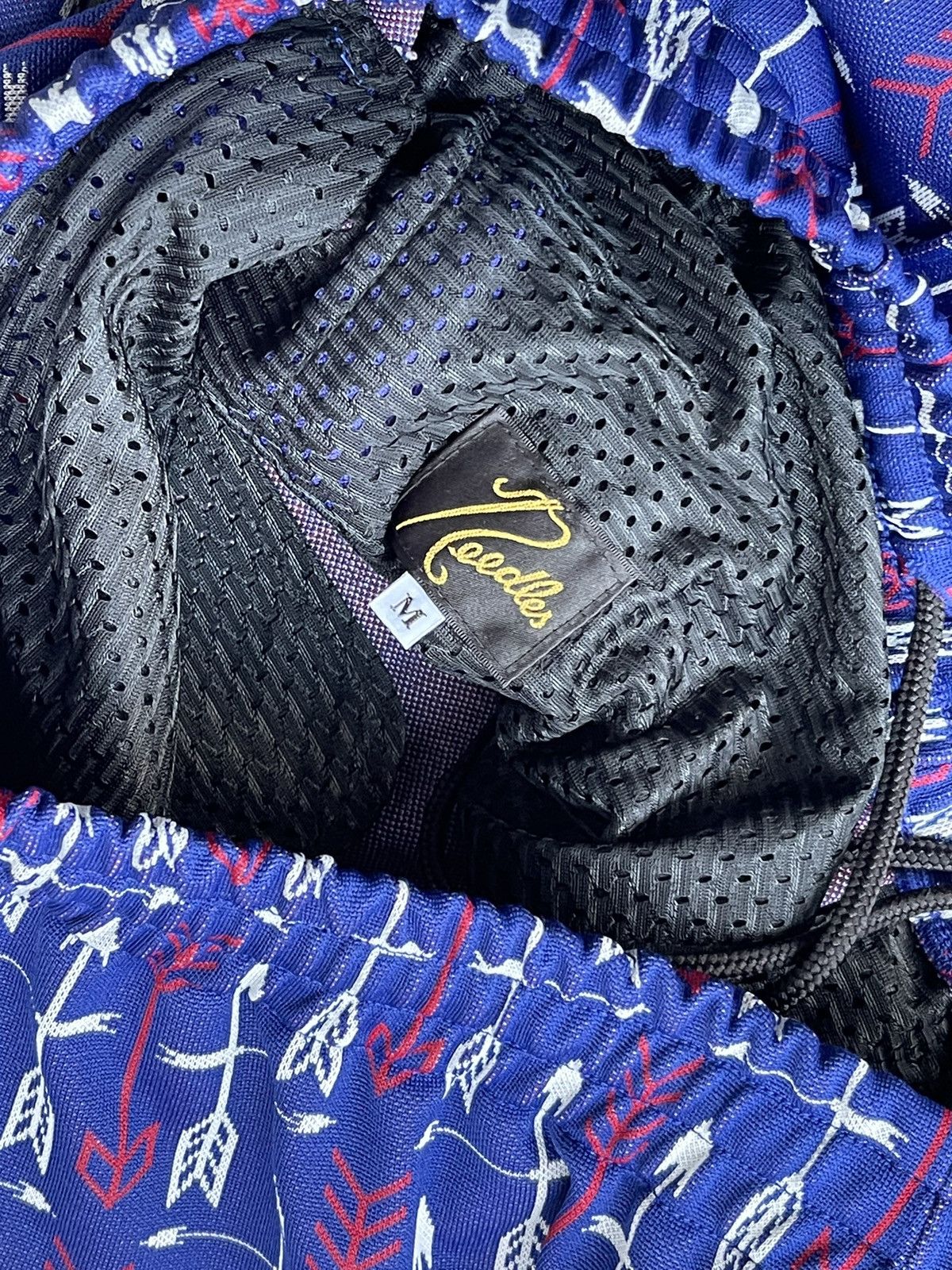 Needles !DS! DS23 Needles "Arrows" Butterfly Logo Blue Track Pants Size US 32 / EU 48 - 21 Thumbnail