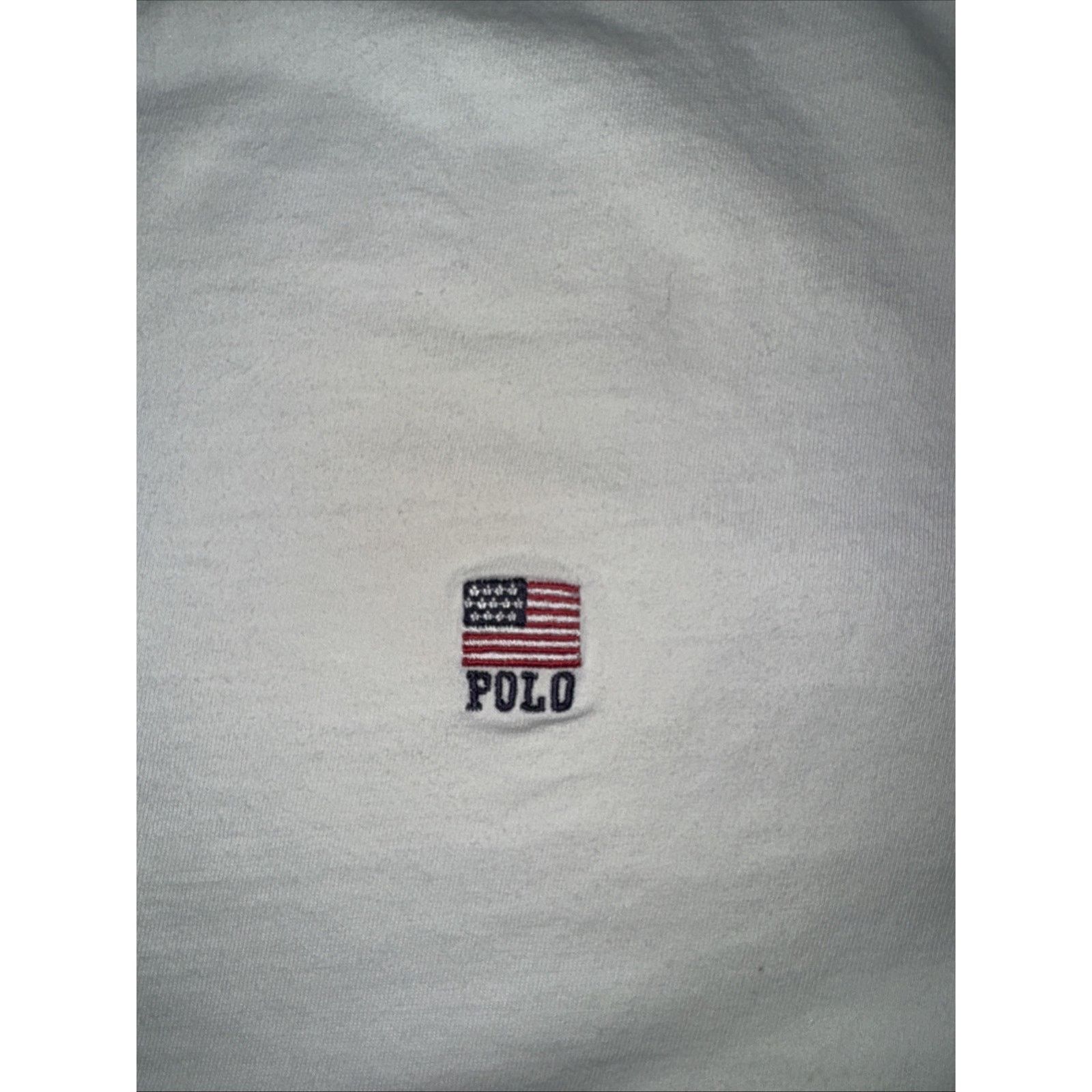 Polo Ralph Lauren × Vintage Polo Sport Long Sleeve T-Shirt White Large 23x26 USA Flag Size US L / EU 52-54 / 3 - 2 Thumbnail