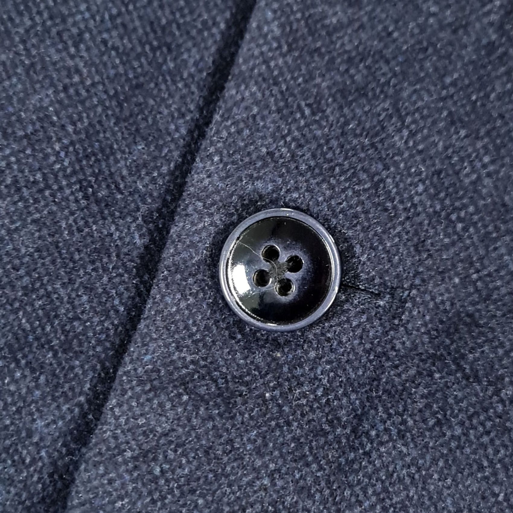 Vintage Conbipel Coat Navy Blue Wool Single-Breasted 42 IT52 Men Overcoat Long Winter Vintage No Size US XS / EU 42 / 0 - 4 Thumbnail
