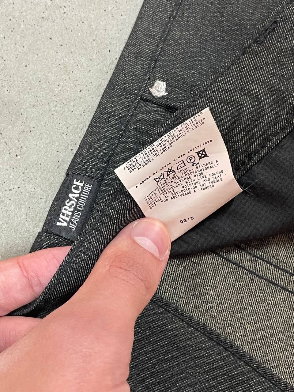 Versace Vintage Versace Pants Medusa Buttons / Patch Size US 33 - 10 Thumbnail