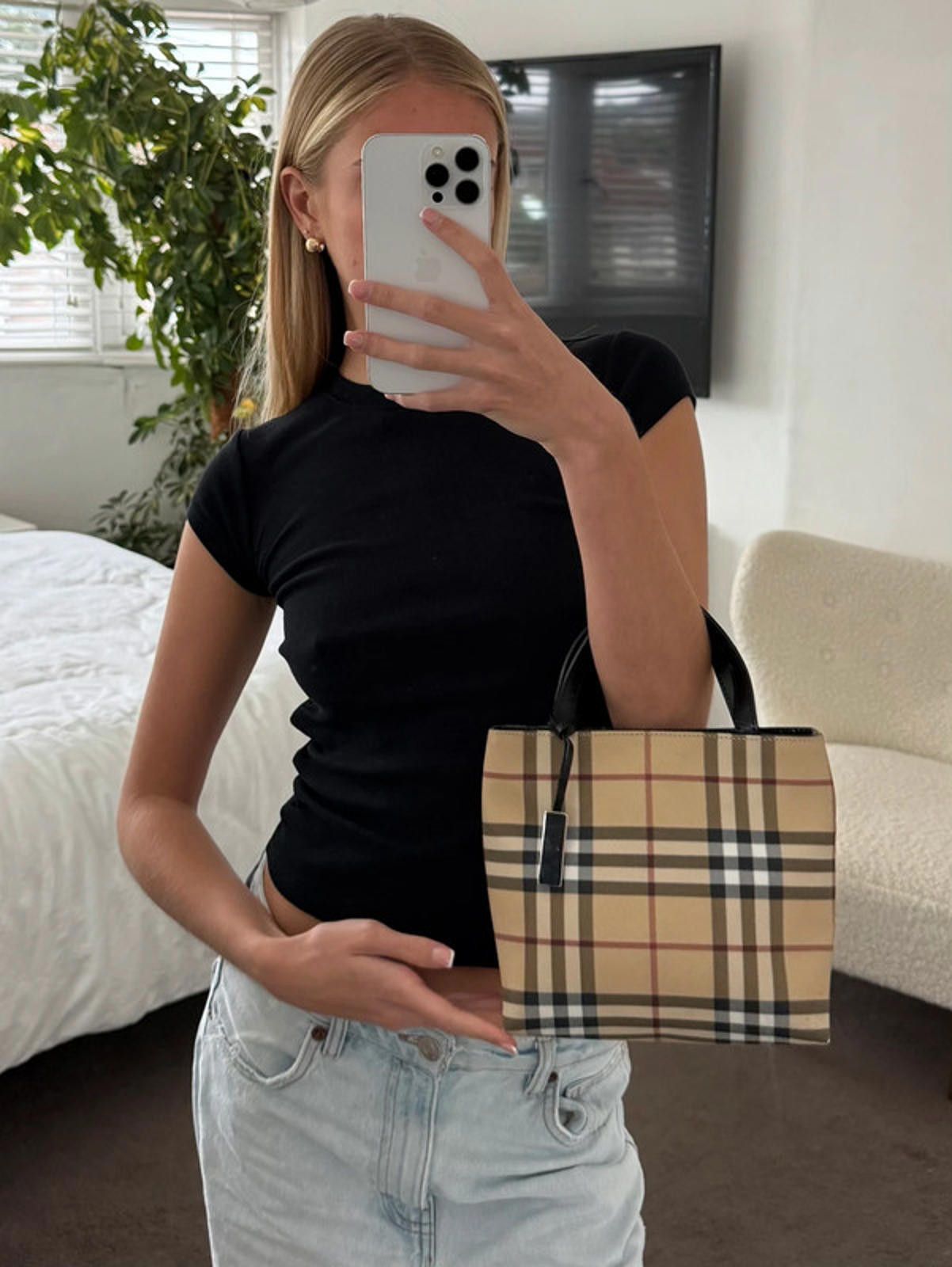 Burberry Burberry Nova Check Mini Tote Size ONE SIZE - 4 Thumbnail