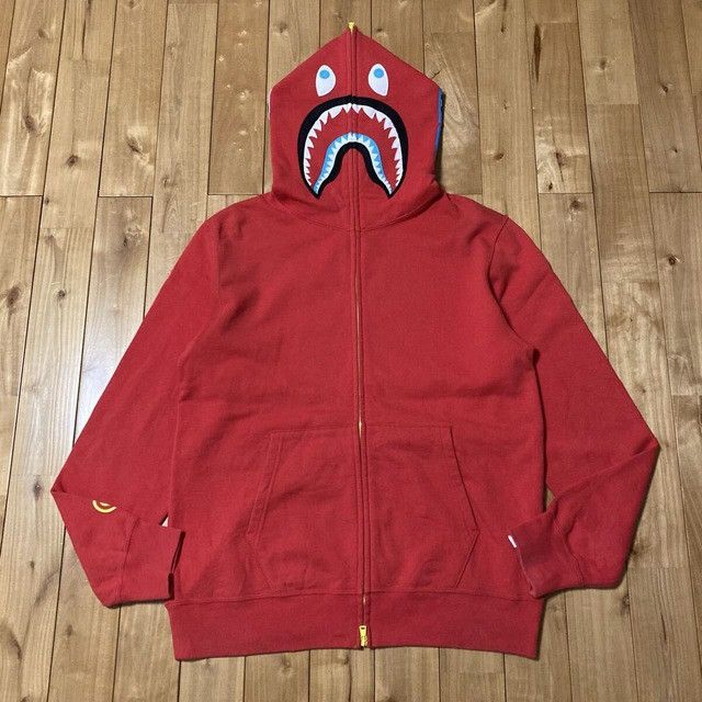 Bape 2010 BAPE Neon Shark Full Zip Hoodie a bathing ape NIGO Size US XL / EU 56 / 4 - 2 Thumbnail