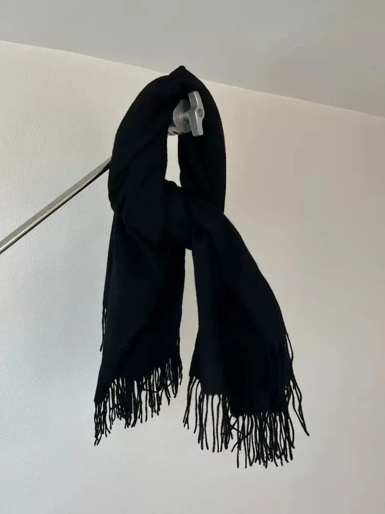 Yohji Yamamoto Yohji Yamamoto Pour Homme 24AW Laine Scarf-2505 Size ONE SIZE - 1 Thumbnail