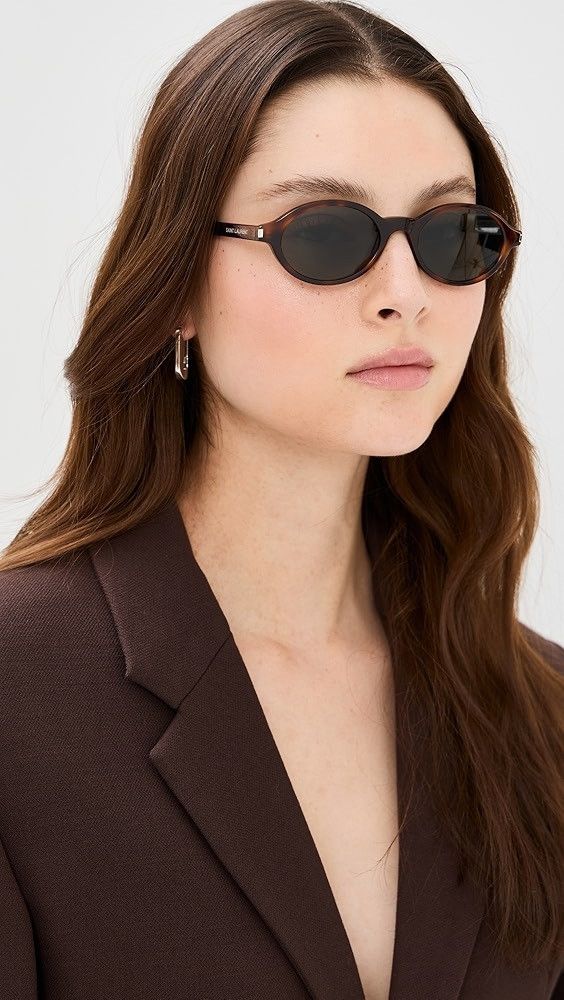 Yves Saint Laurent Saint Laurent Women Sunglasses Oval SL751 JEANNE 002 Size ONE SIZE - 12 Thumbnail