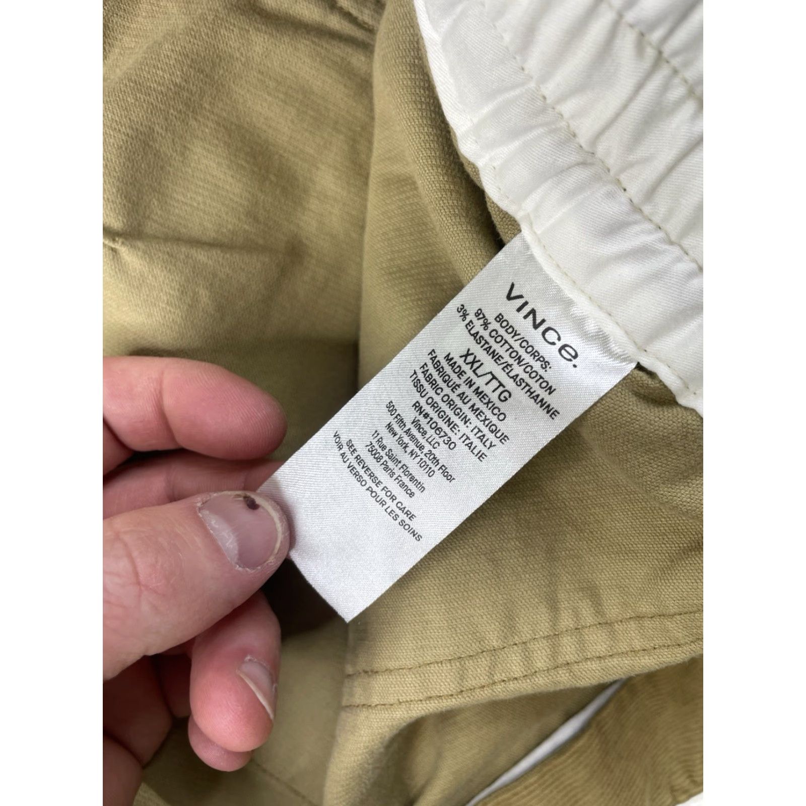 Vince Vince Corduroy Pants Brown Drawstring Relaxed Stretch Men’s 2XL Brown Corduroy Casual Pants Mens Size US 39 - 7 Thumbnail