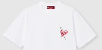 Gucci o1la5ras0426 Cotton Jersey Short Sleeve T-Shirt With Patch Size XL / US 12-14 / IT 48-50 - 2 Thumbnail