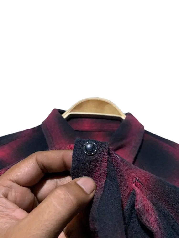 Tete Homme TETE homme by issey miyake shadow plaid flannel shirr Size US S / EU 44-46 / 1 - 3 Thumbnail