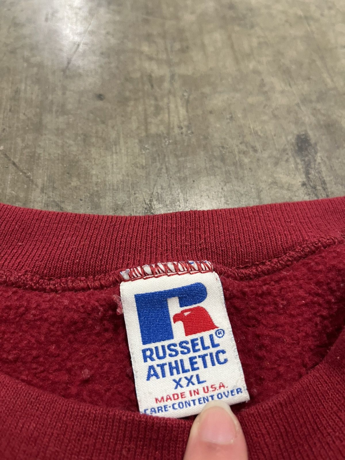 Russell Athletic × Vintage Russell athletic boxy fit made in USA crewneck hype rare Size US XXL / EU 58 / 5 - 6 Thumbnail