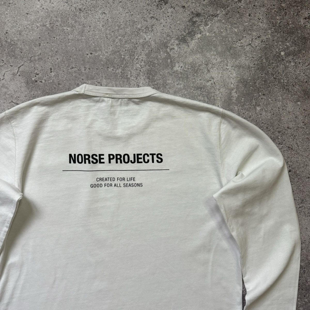 Norse Projects NORSE PROJECTS LONG SLEEVE holger tab big logo Size US M / EU 48-50 / 2 - 2 Thumbnail