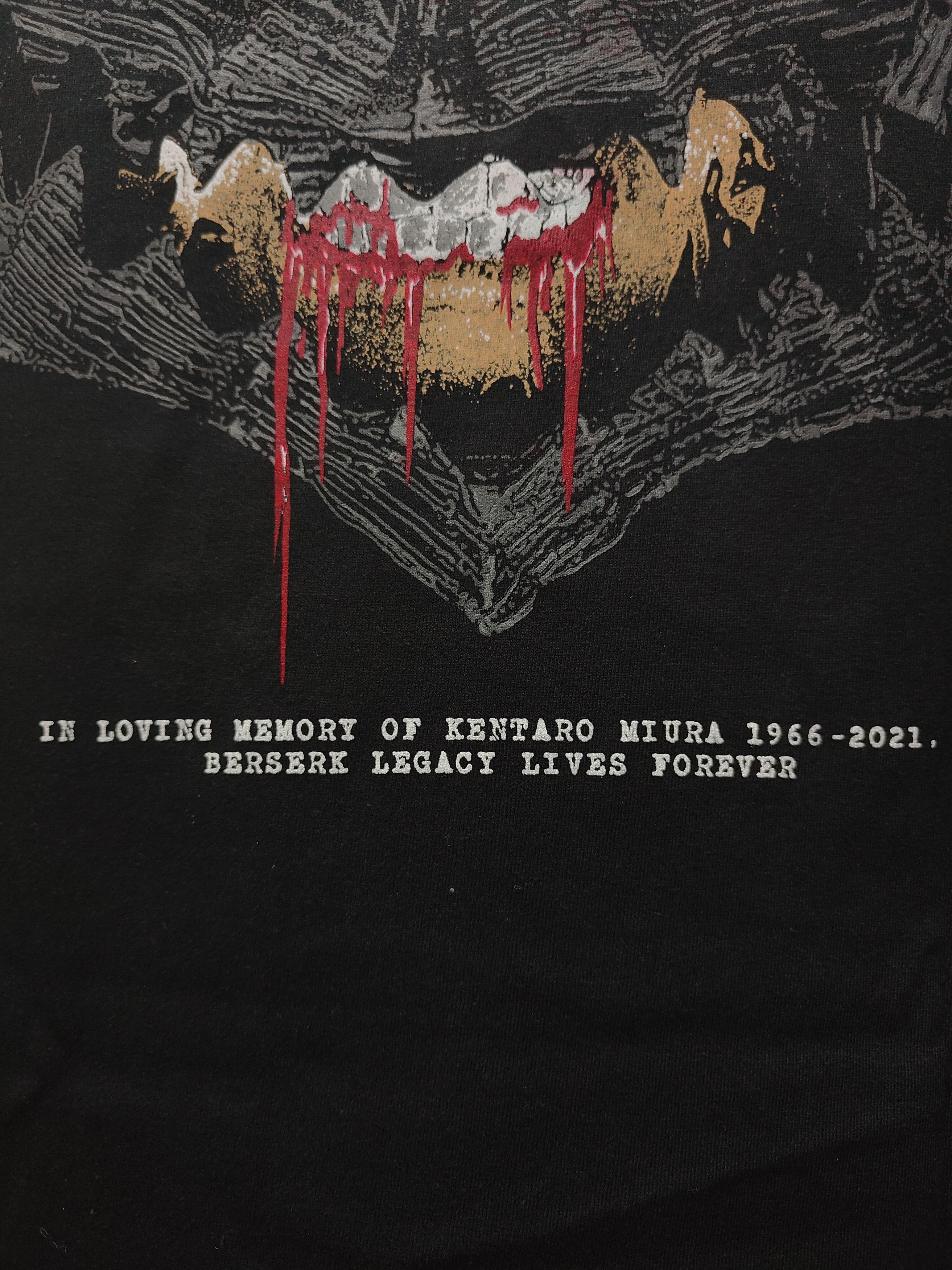Anime Berserk Guts Dragon Lair T-shirt Size US XL / EU 56 / 4 - 10 Thumbnail