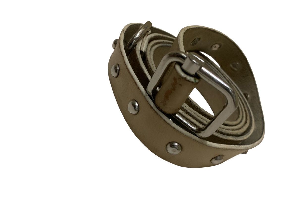 Maison MIHARA YASUHIRO Miharayamasuhiro good inspration leather belt with studs Size ONE SIZE - 2 Thumbnail