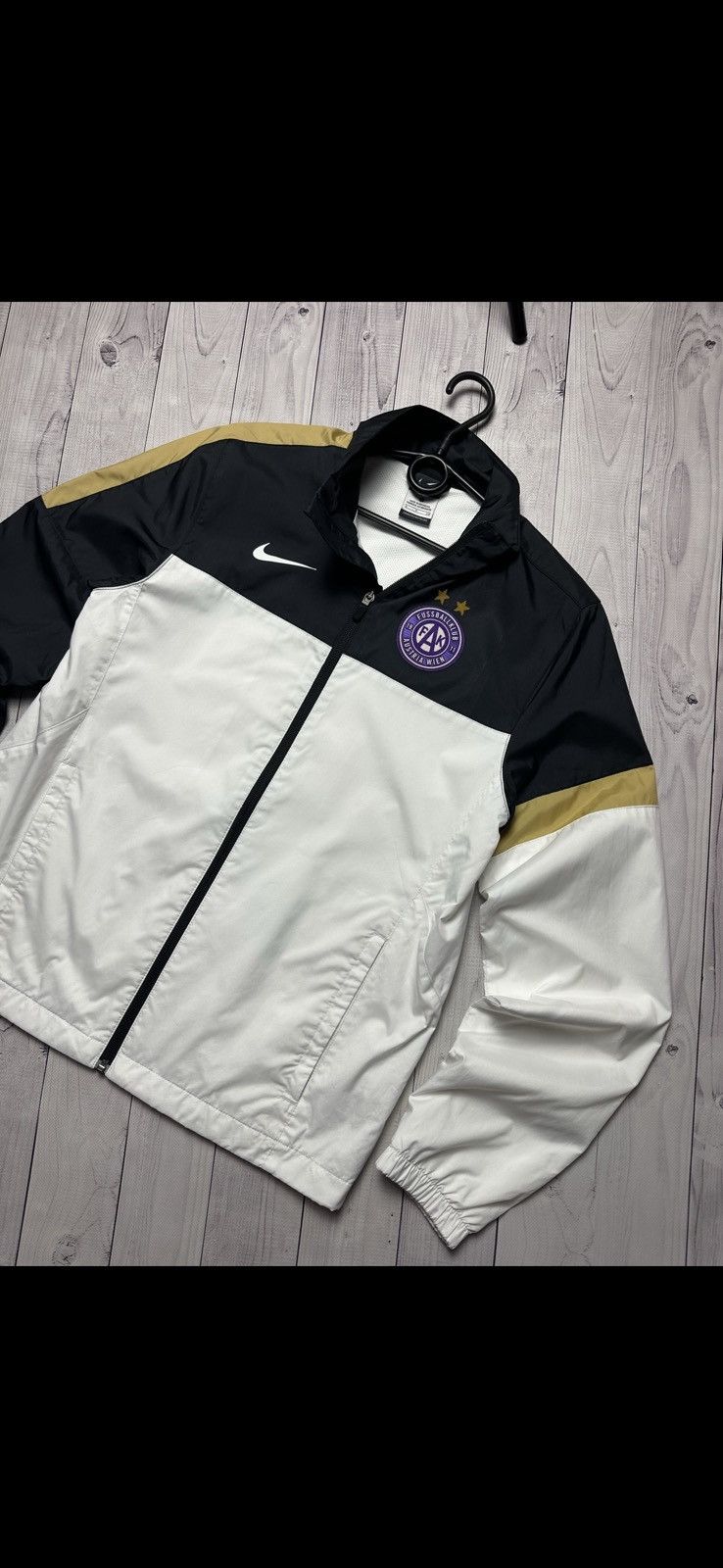 Nike × Vintage Vintage Nike Austria Wein soccer jacket size S logo Size US S / EU 44-46 / 1 - 2 Thumbnail