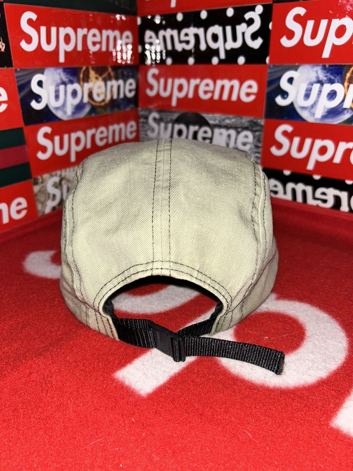 Supreme Supreme Safari Leopard Camp Cap Olive FW11 VNDS RARE HAT Size ONE SIZE - 4 Thumbnail