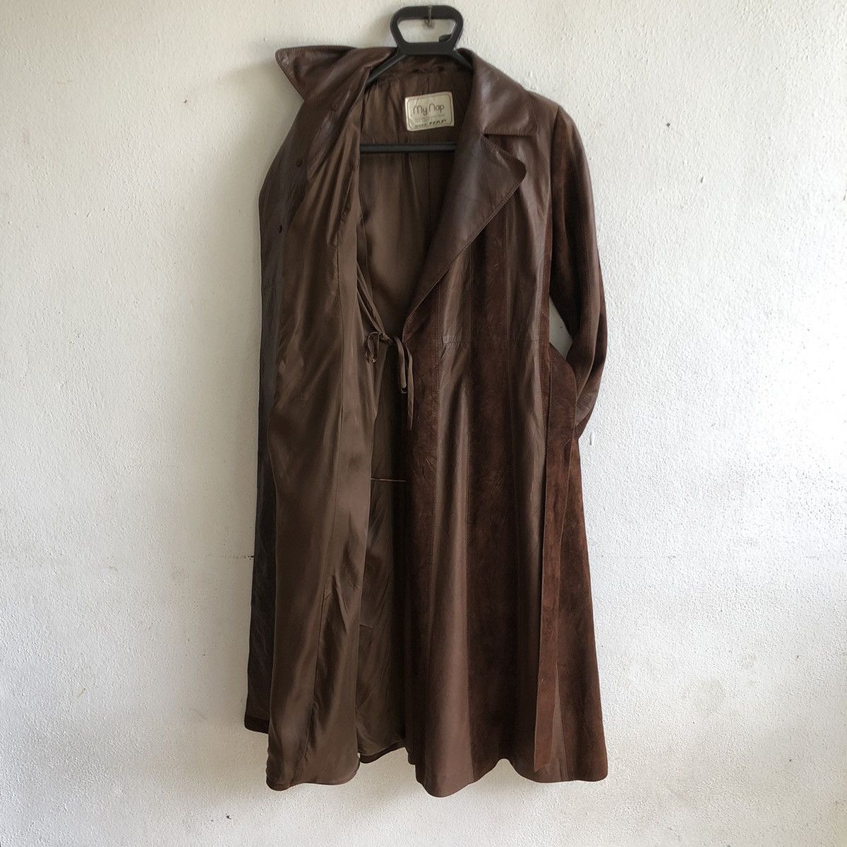 Japanese Brand MY NAP long leather jacket Size M / US 6-8 / IT 42-44 - 9 Thumbnail