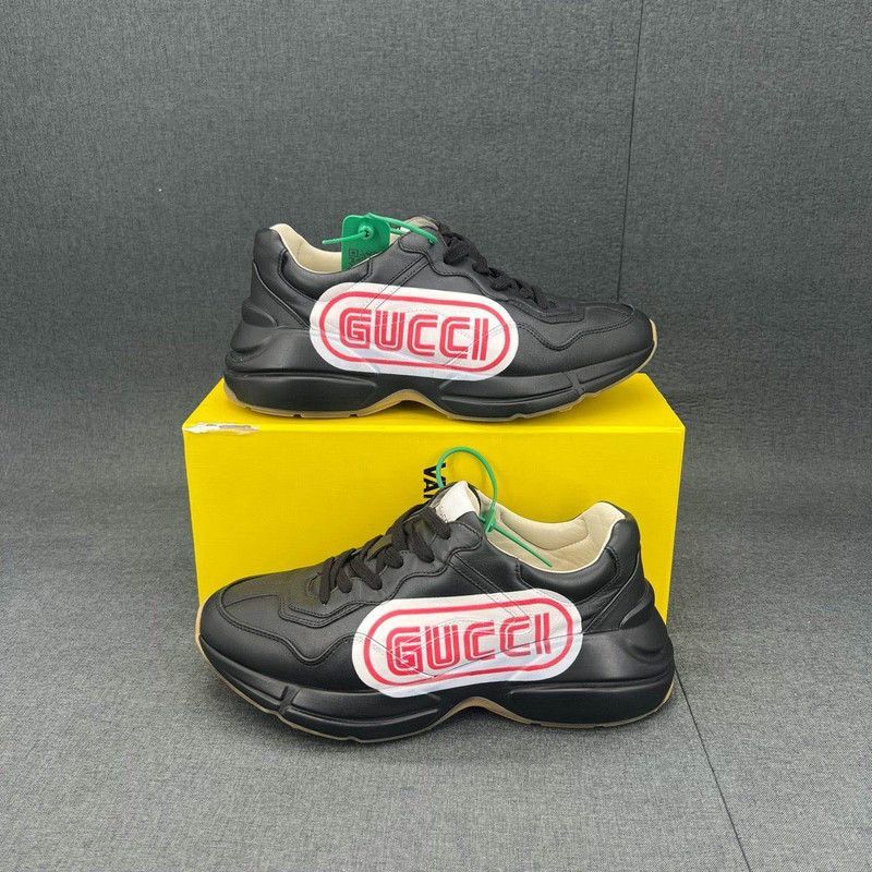Gucci Gucci Rhyton Color-Block Casual Sneakers for Men - Size US 7.5 / EU 40-41 - 7 Thumbnail