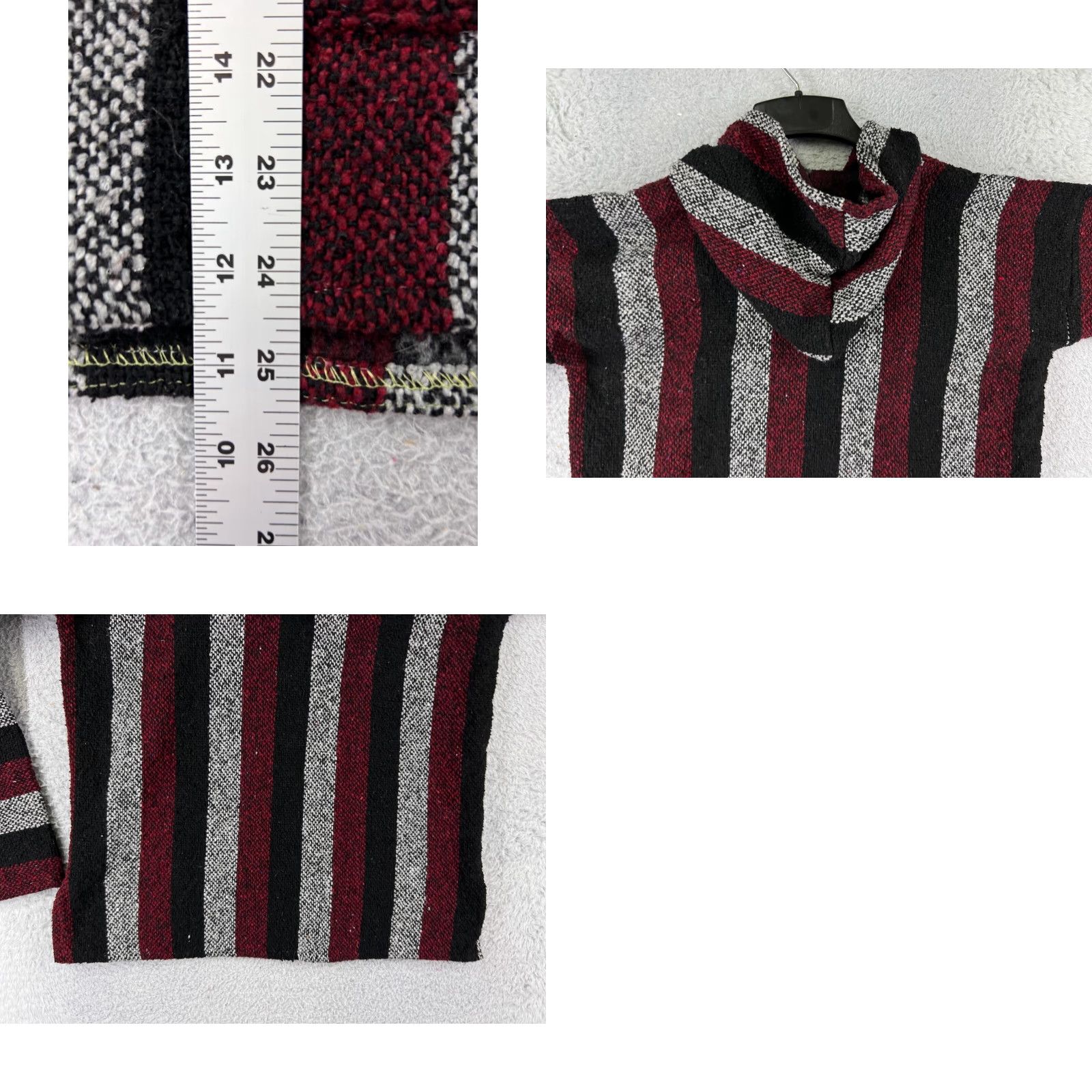 Vintage Micke Baja Hoodie Men M Red Black Drug Rug Pocket Hoodie Mens - Note: Ensure only words from original title; avoid adding extra punctuation. Size US M / EU 48-50 / 2 - 9 Thumbnail