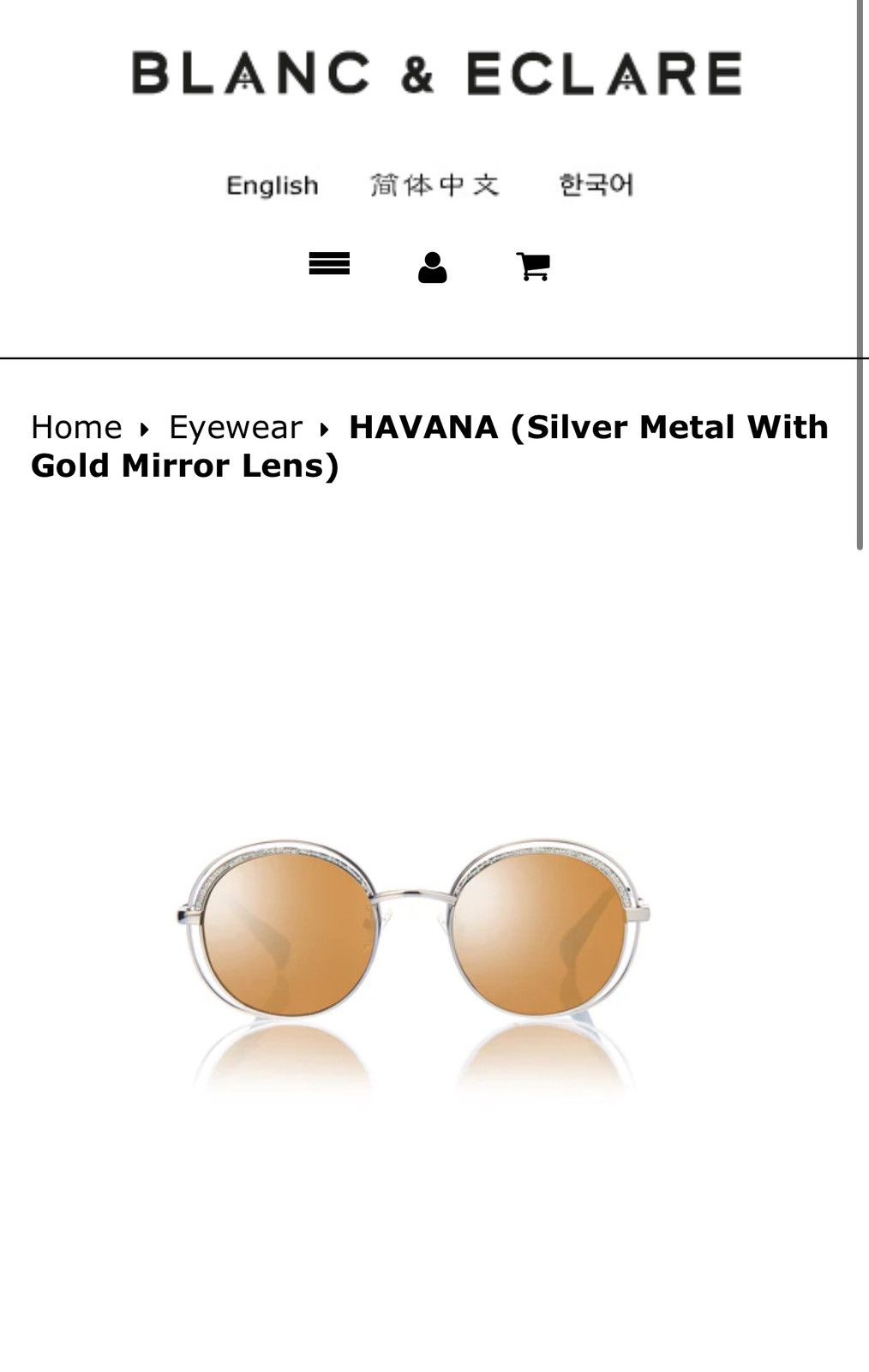 Other Blanc and Eclare Havana (Silver Metal with Gold) Size ONE SIZE - 2 Thumbnail