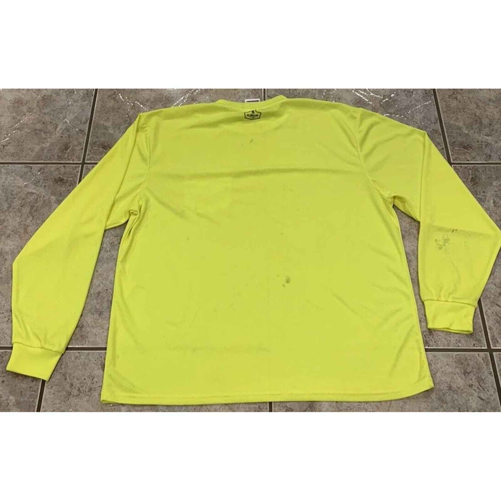 Slowear VINTAGE Glowear Men’s 3XL Hi-Vis Hi-Vis Shirt Long Sleeve Bright Lime Glowear Shirt Mens 3XL Hi-Vis Shirt Size US XXL / EU 58 / 5 - 3 Thumbnail