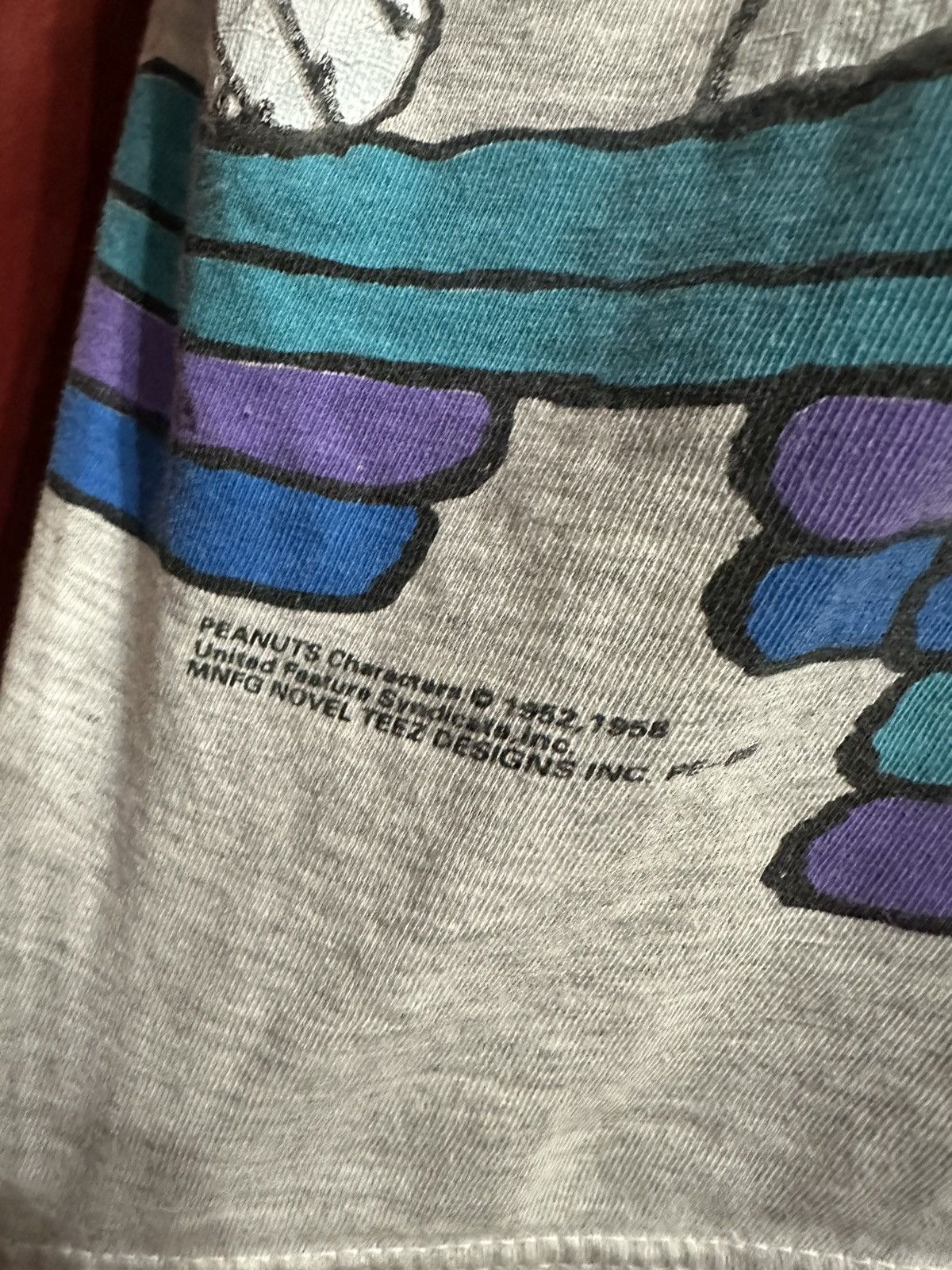 Peanuts Vintage Peanuts Comic Strip Tshirt 90’s Snoopy WorkOut Grail Size US XL / EU 56 / 4 - 3 Thumbnail