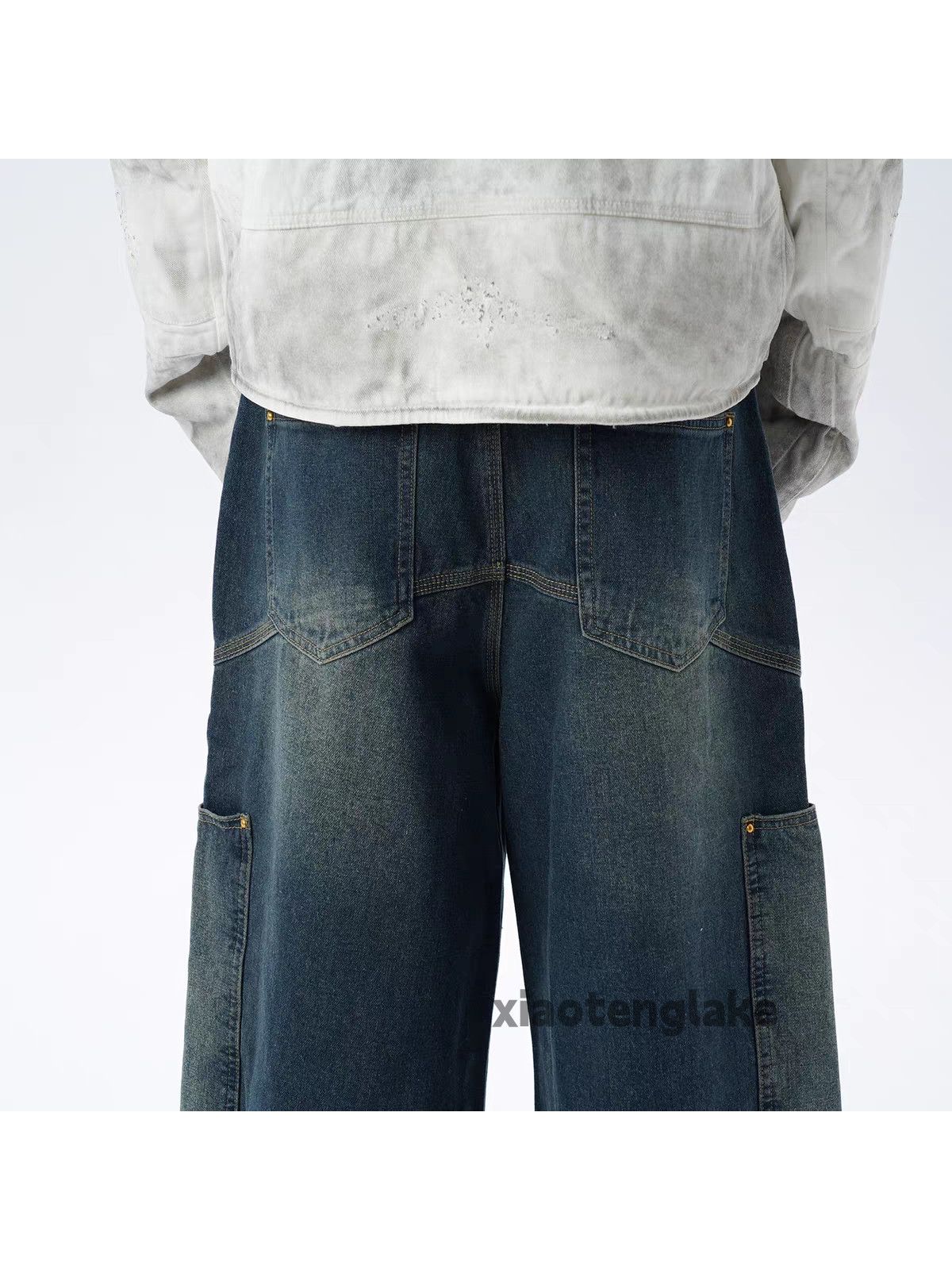 Vintage Xz vintage distressed punk hiphop cargo faded shorts Size US 34 / EU 50 - 2 Thumbnail