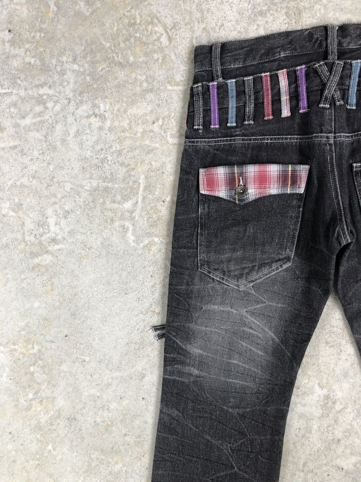 Hysteric Glamour Japanese Double Focus Double Waist Distressed Multizipper Size US 32 / EU 48 - 9 Thumbnail