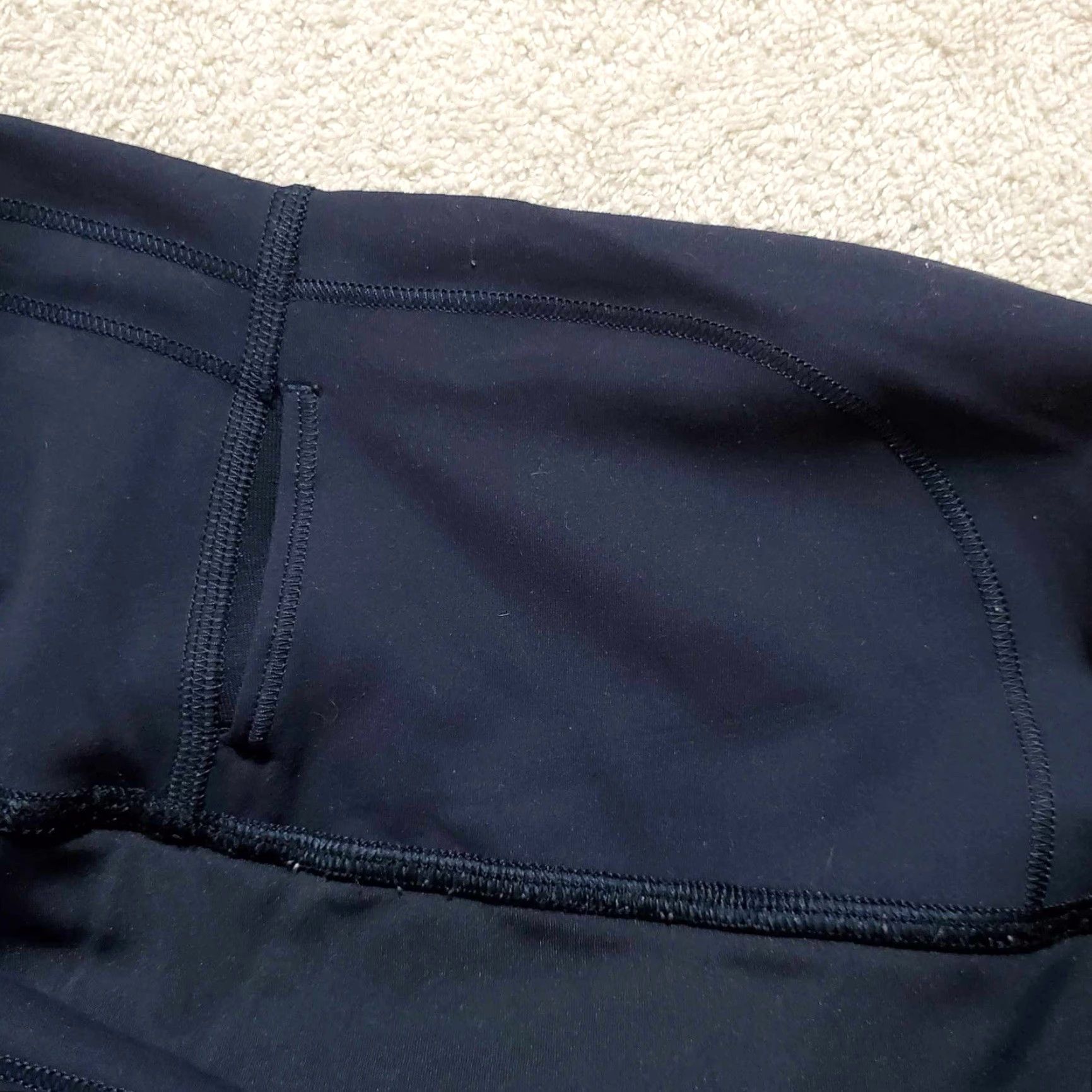 Lululemon Lululemon Leggings Women's Regular 10 Blue 32 x 28 Inseam Hidden Pocket Snug Fit Activewear Compression Size 32" / US 10 / IT 46 - 7 Thumbnail
