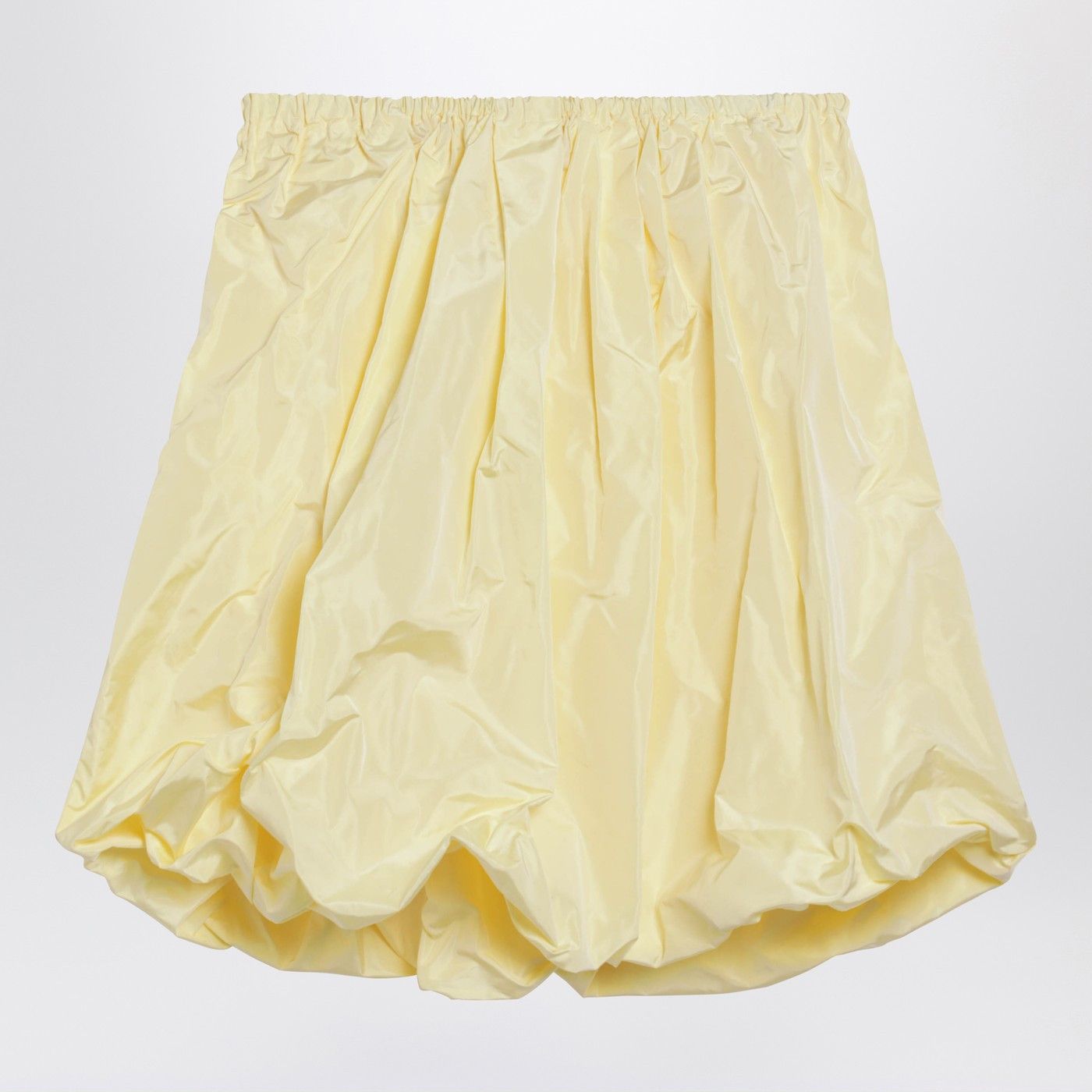 Prada Prada Cream Skirt In Tech Taffeta Size 28" / US 6 / IT 42 - 1 Thumbnail