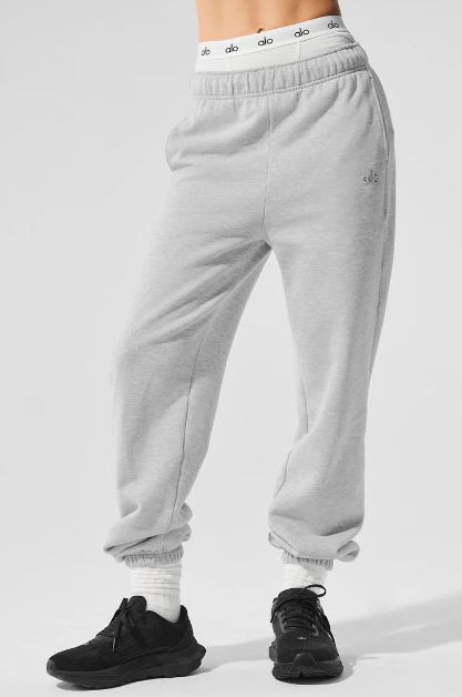 Alo ALO 'Accolade' Grey Sweatpants Size US 30 / EU 46 - 1 Preview