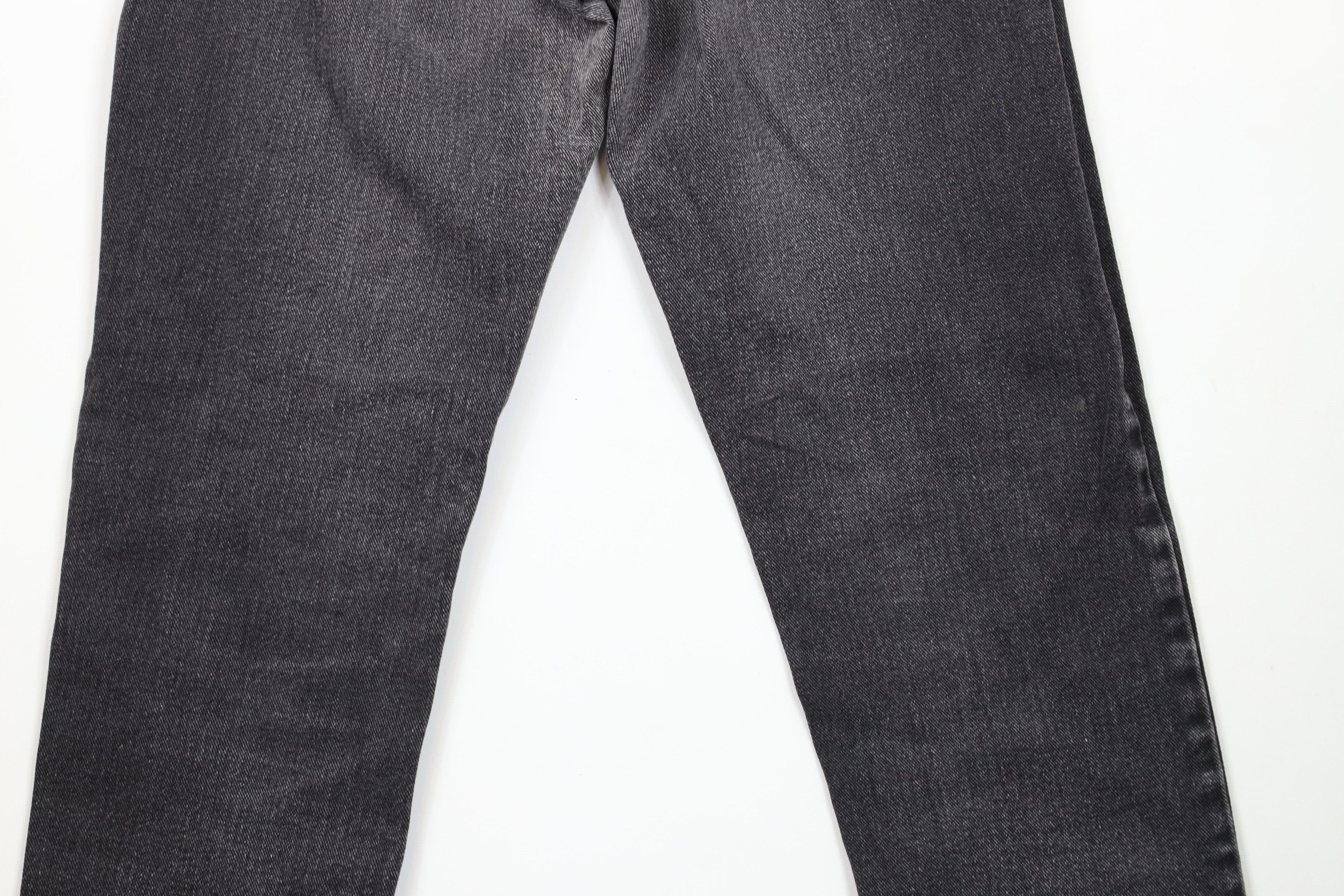 Calvin Klein × Vintage Vintage 90s Calvin Klein Skinny Leg Denim Jeans Black AS IS Size 30" / US 8 / IT 44 - 12 Thumbnail