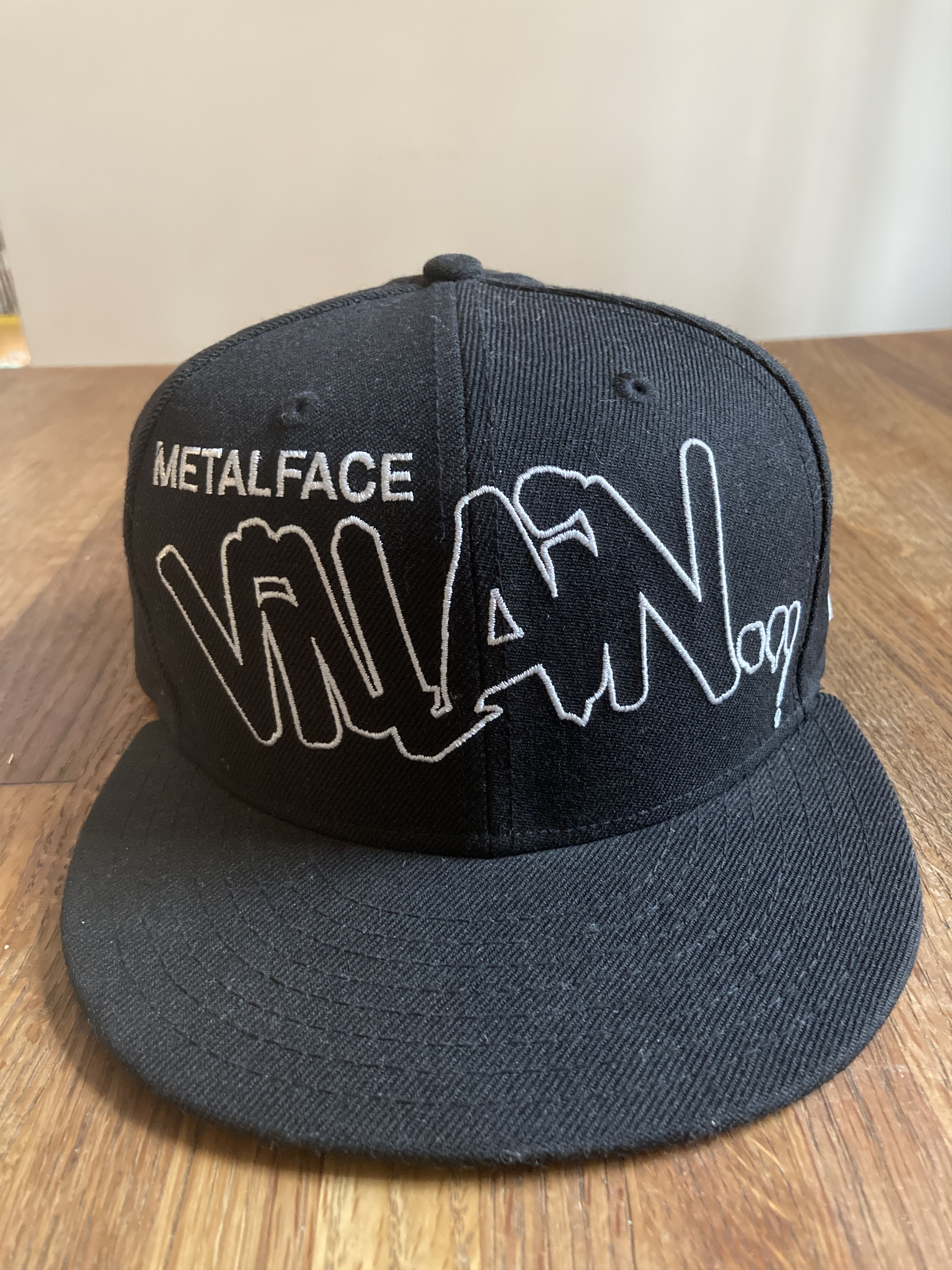 Stones Throw MF DOOM “Metal Face Villain” New Era Fitted Hat 7 1/8 ...