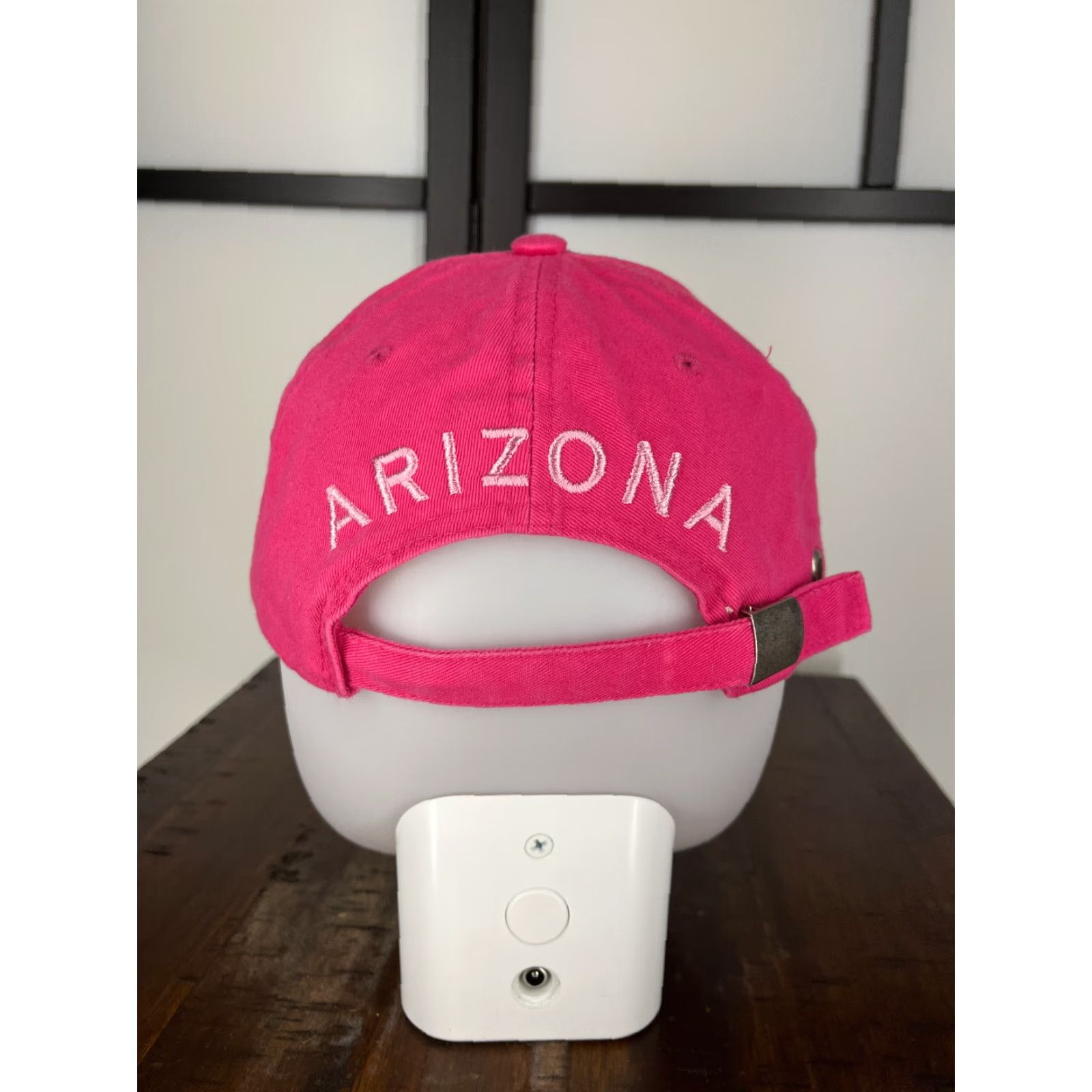 Vintage Arizona Est 1912 Hat Strap Back Adult One Size Pink Embroidered 100% Acrylic Banana Expression Snapback Size ONE SIZE - 6 Thumbnail