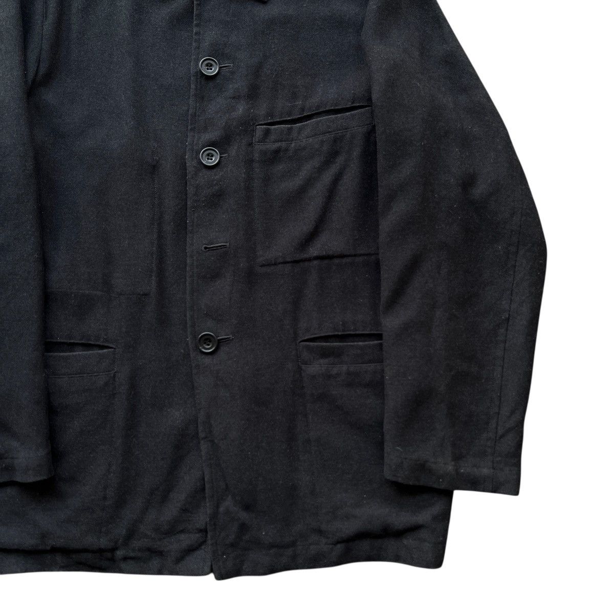 Yohji Yamamoto YOHJI YAMAMOTO AAR DURBAN RAYON POLYESTER SHIRT CHORE JACKET Size US M / EU 48-50 / 2 - 6 Thumbnail