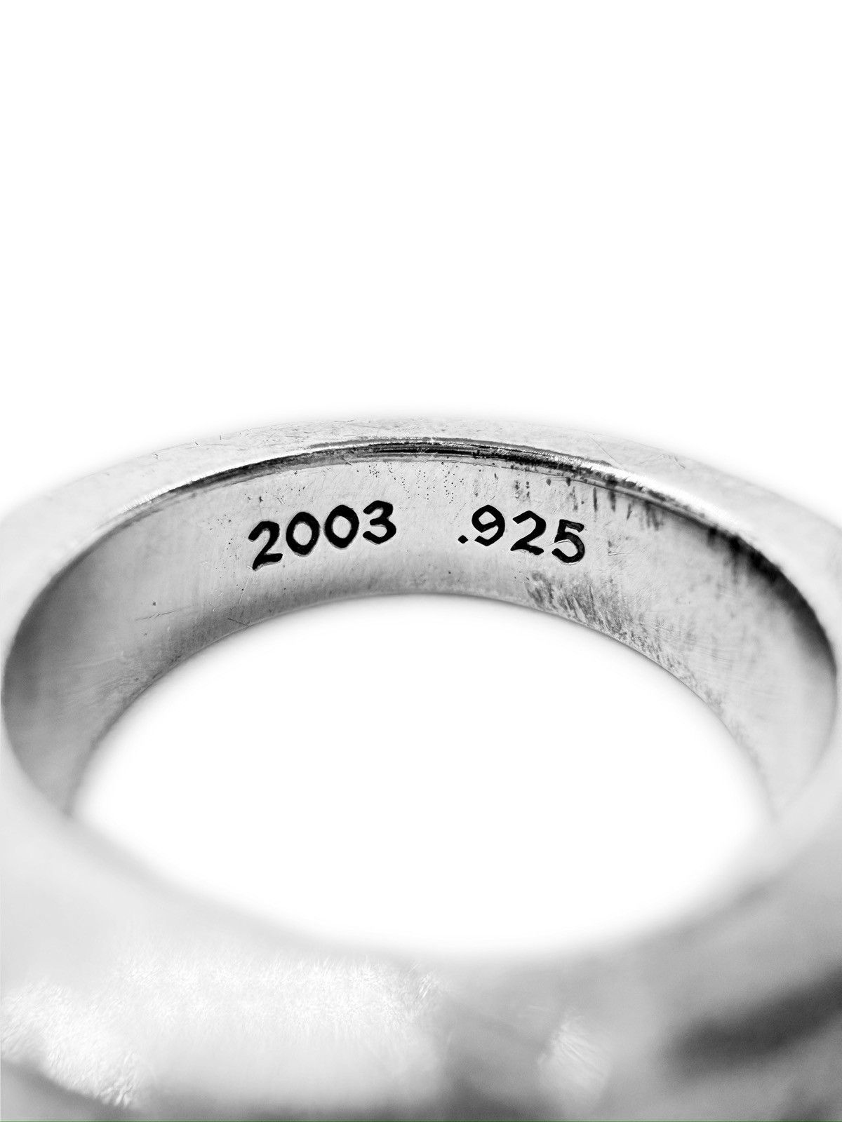 Chrome Hearts Chrome Hearts ‘Fuck You’ .925 Silver Etched Ring Size ONE SIZE - 4 Thumbnail