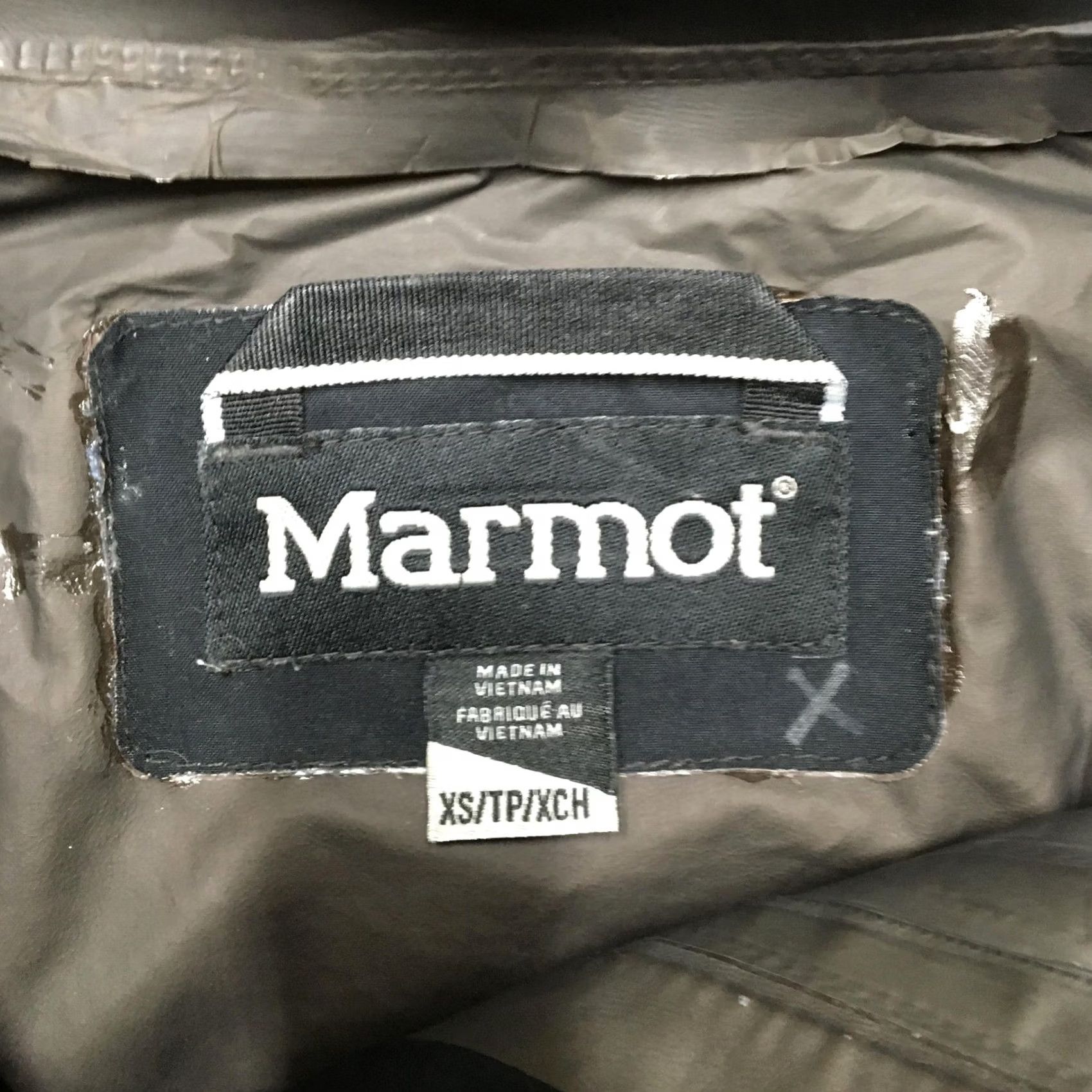 Marmot Marmot GORE-TEX Rain Coat Jacket Women XS Black Hood Rain Coat Waterproof Windproof Pockets Zipper Full Zip Taped Seams Size XS / US 0-2 / IT 36-38 - 6 Thumbnail