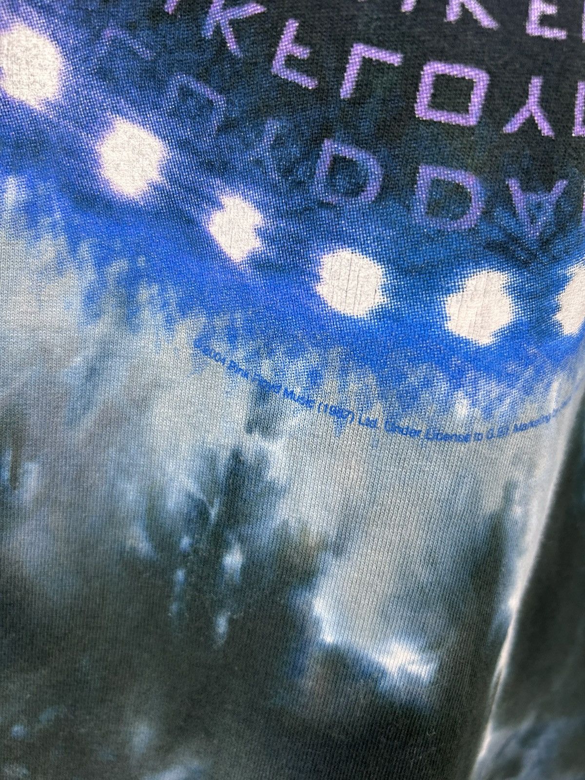 Band Tees × Liquid Blue × Vintage Vintage Pink Floyd Dark Side of The Moon Tie Dye T shirt Size US M / EU 48-50 / 2 - 11 Thumbnail