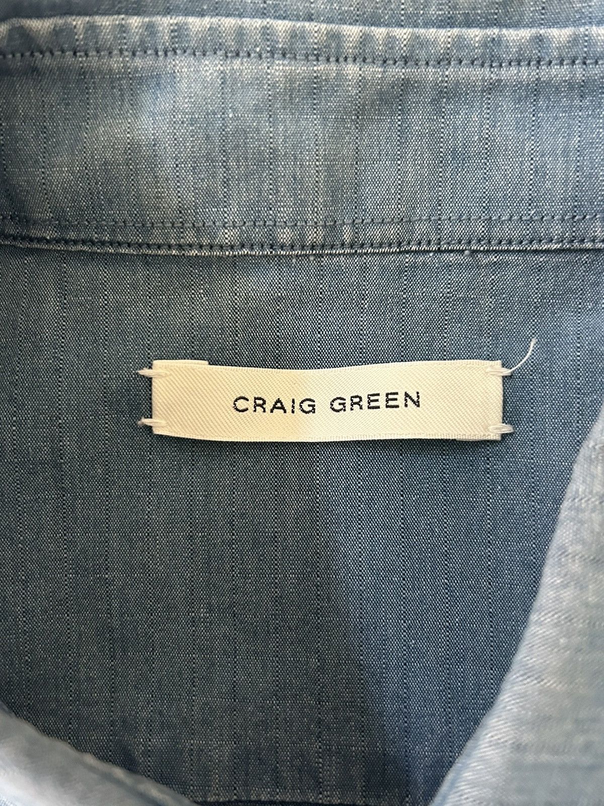 Craig Green Denim handkerchief Sun Bleached Shirt Size US S / EU 44-46 / 1 - 5 Thumbnail