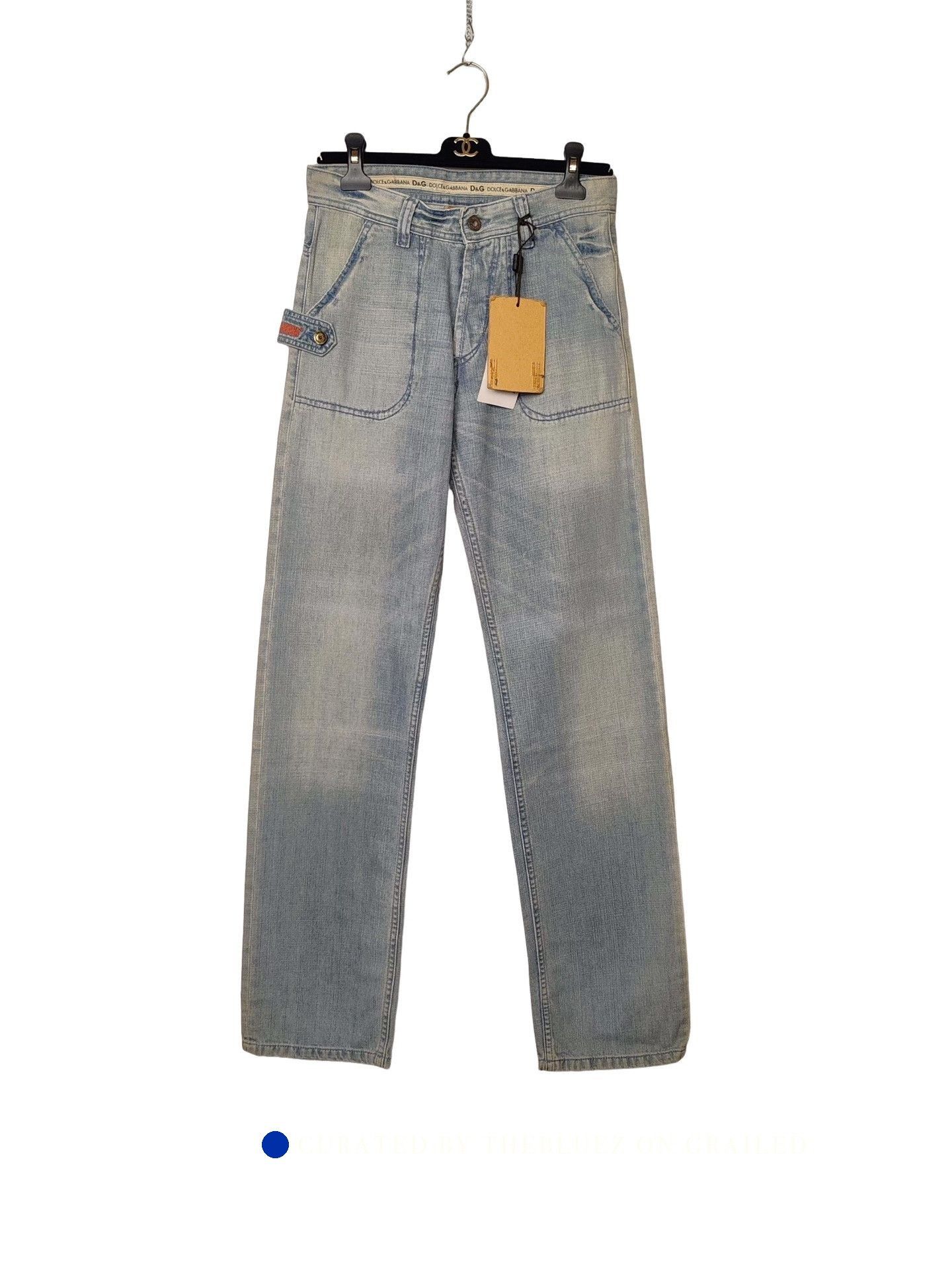 Dolce & Gabbana Blue Denim Pants Size 28 Size US 28 / EU 44 - 1 Thumbnail