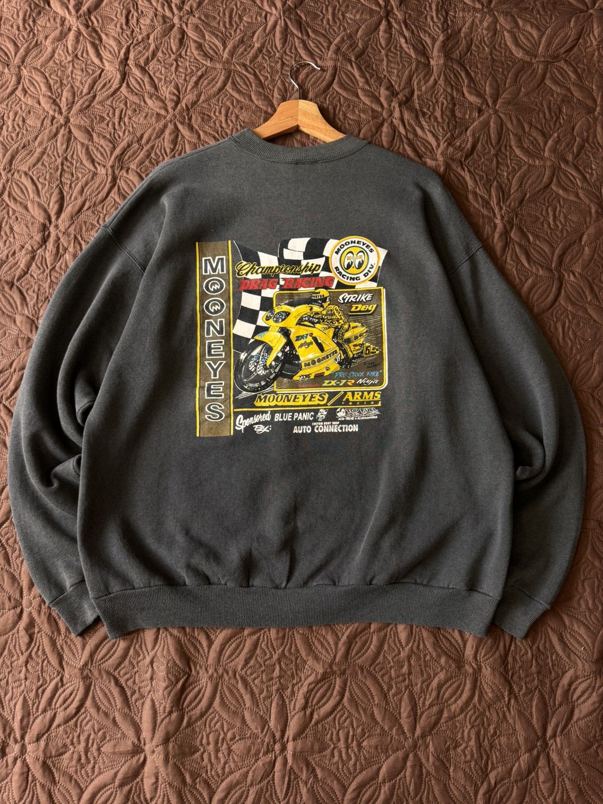 Gear for Sports Vintage 90s🔥 MOON EYE CHAMPIONSHIP DRAG RACING 1996❗️ Size US XL / EU 56 / 4 - 1 Thumbnail
