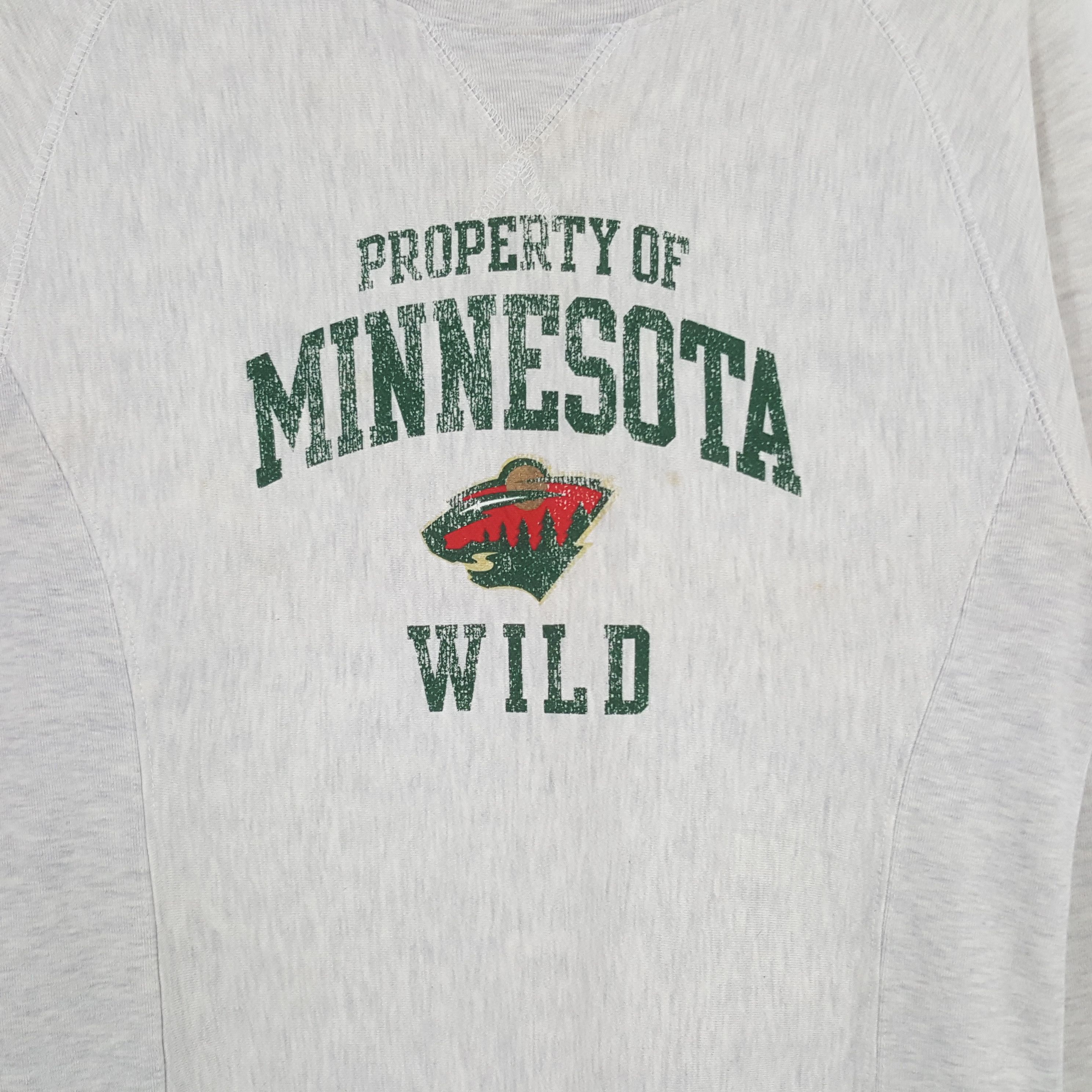 Vintage Property Of Minnesota Wild American Sweatshirt