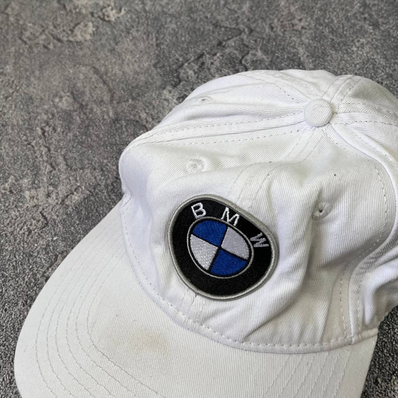 Japanese Brand Vintage BMW Cap UniSex OneSize White Cars Racing Logo Size ONE SIZE - 5 Thumbnail